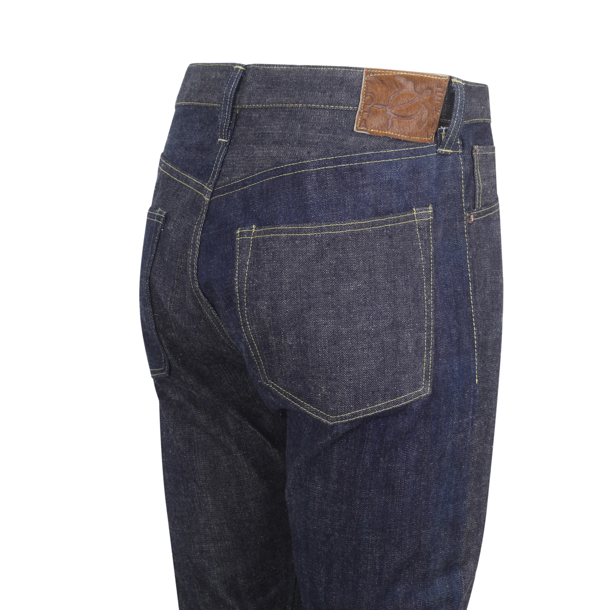 Tapered Fit 14oz Non Wash SC41701N Okinawa and Hawaii Jeans CANE10075 - Image 5