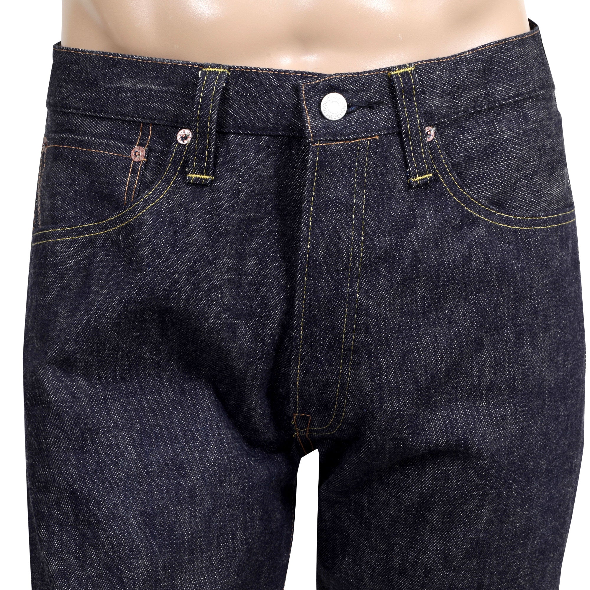 Raw SC40304N Regular Fit Non Wash 16.25oz Indigo Denim Jeans CANE8662 - Image 7