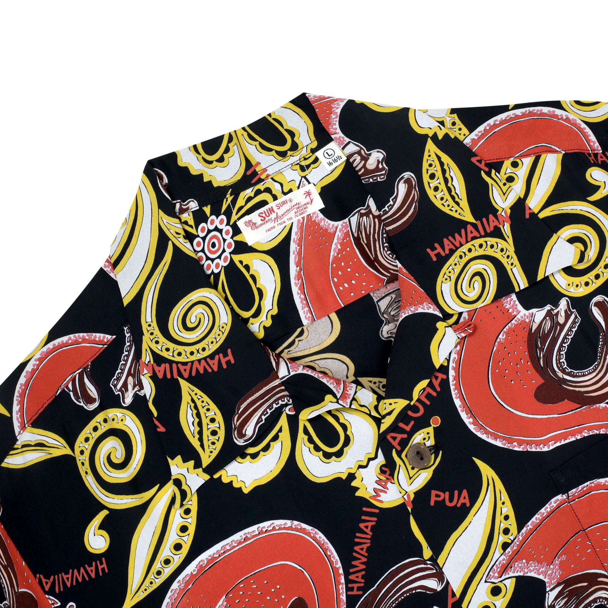 Mahiole Printed SS38333 Rayon Made Black Hawaiian Shirt SURF11097 - Image 3