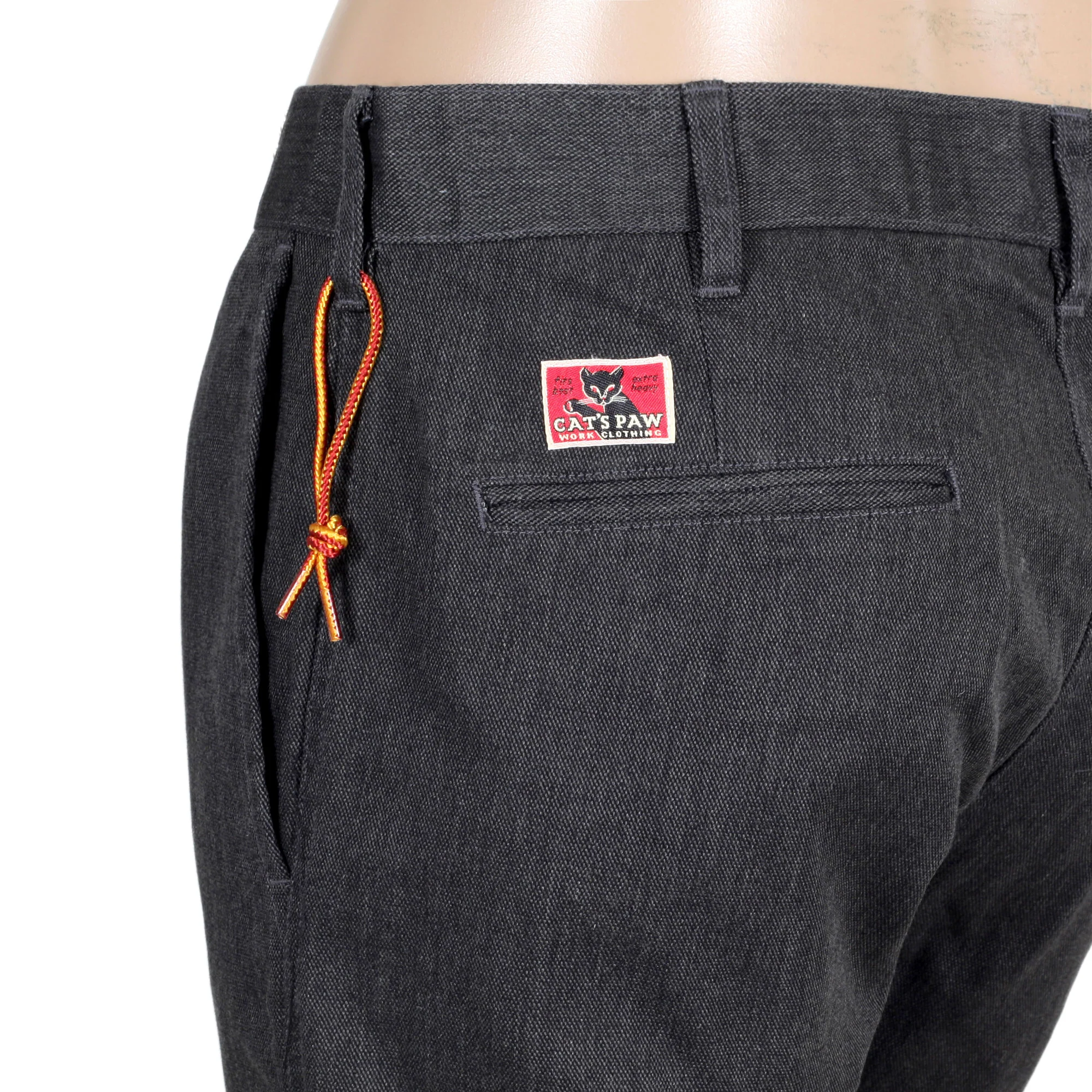 Cotton and Polyester Mix CP41220 Slim Fit Charcoal Chinos CATS4668 - Image 4
