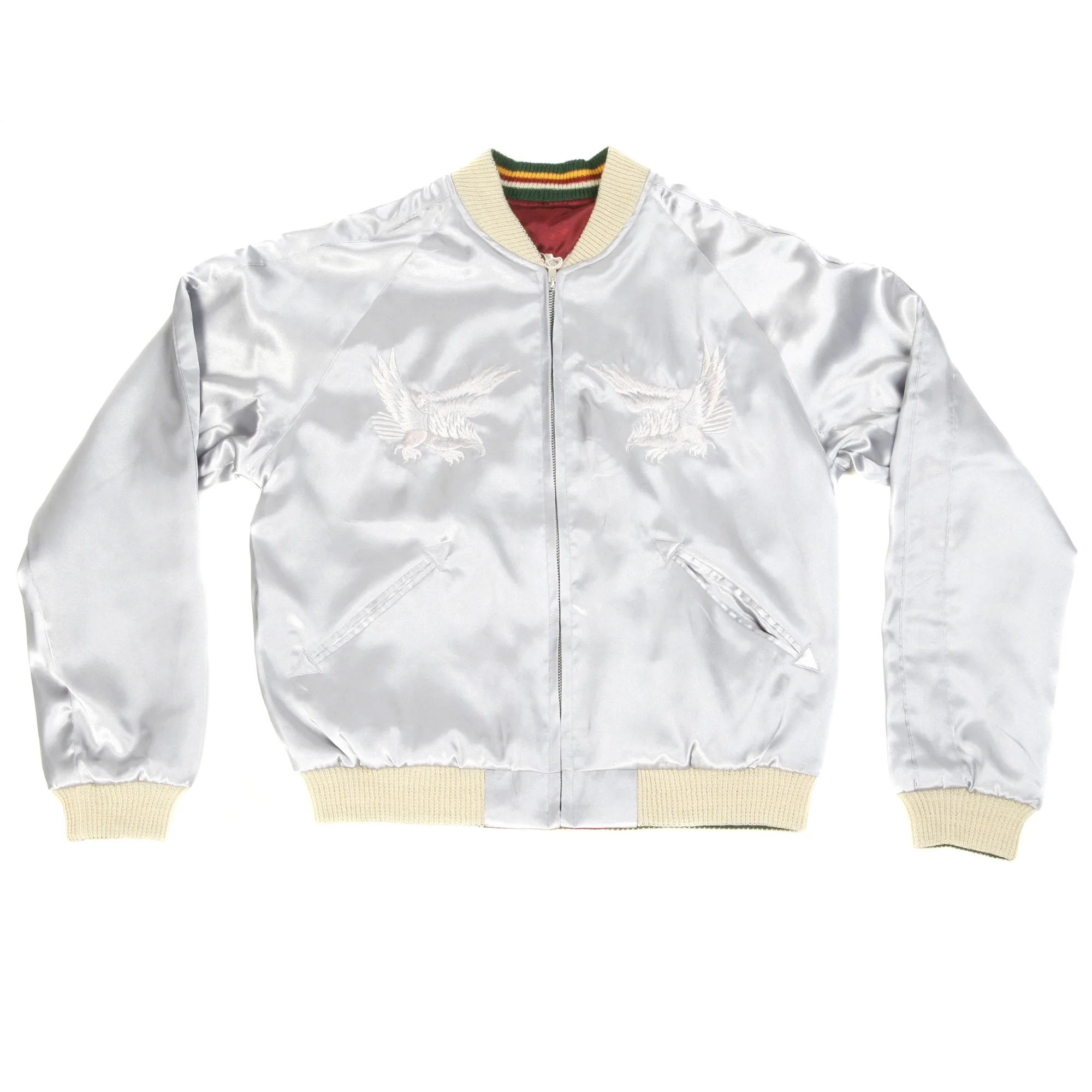 Tailor Toyo fully reversible Silver Souvenir Suka  jacket TT11283 190 CANE11238A