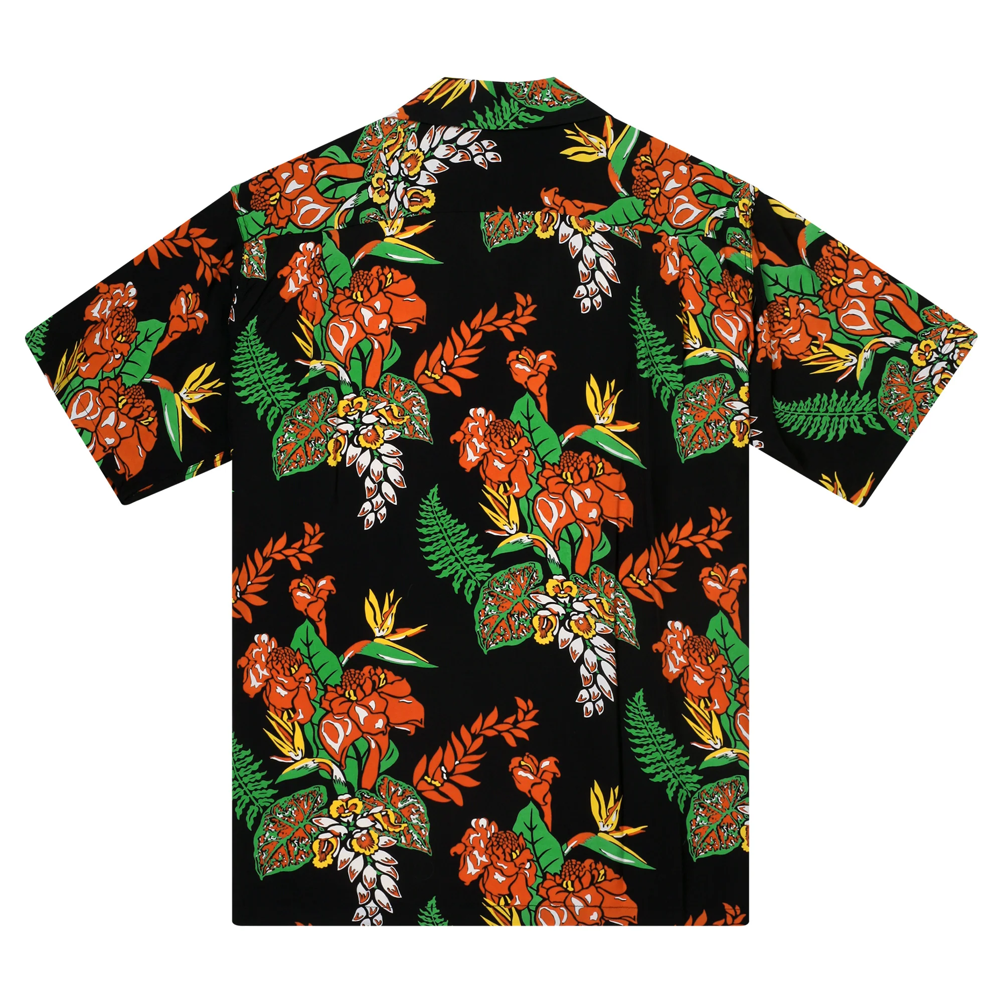 Black Flourish Flowers SS38322 Short Sleeve Hawaiian Shirt SURF11089 - Image 8
