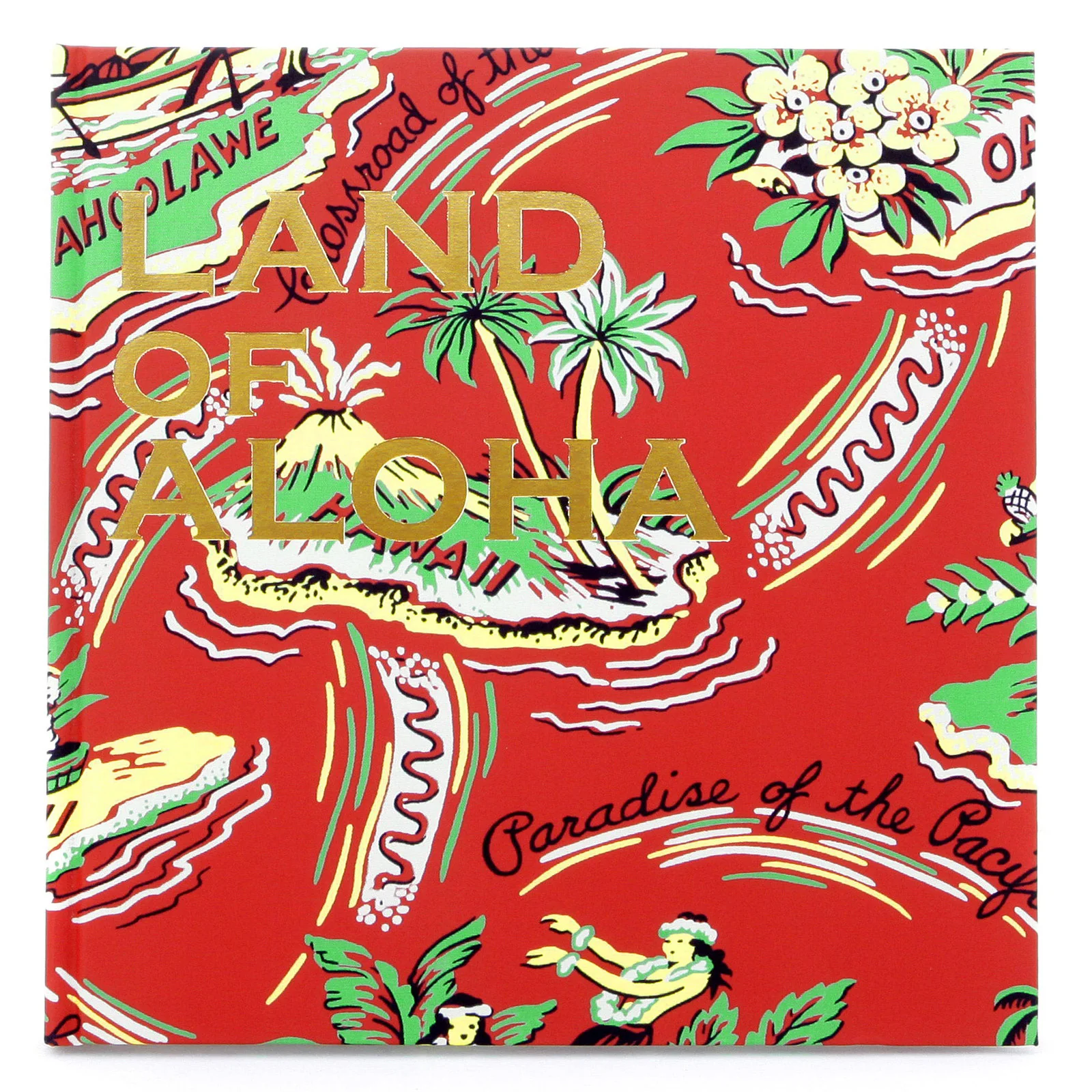 Limited Edition SS01881 Red F/Rayon Hawaiian Shirt Fabric Covered Hardback Aloha Project Image Book SURF2824E - Image 3