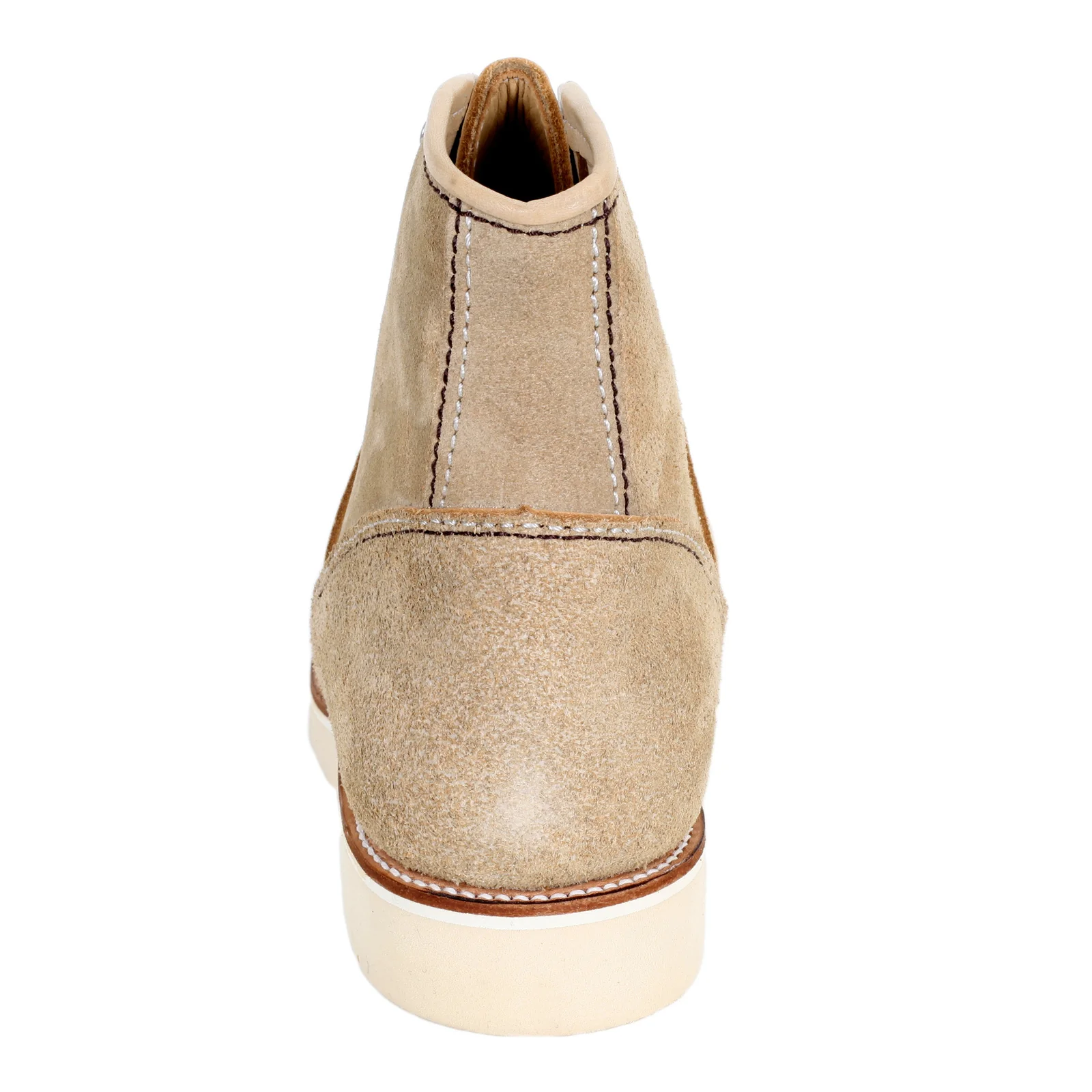 Mens Beige Suede Calf F01616 High Lace Up Hunter Work Boots CANE4474 - Image 7