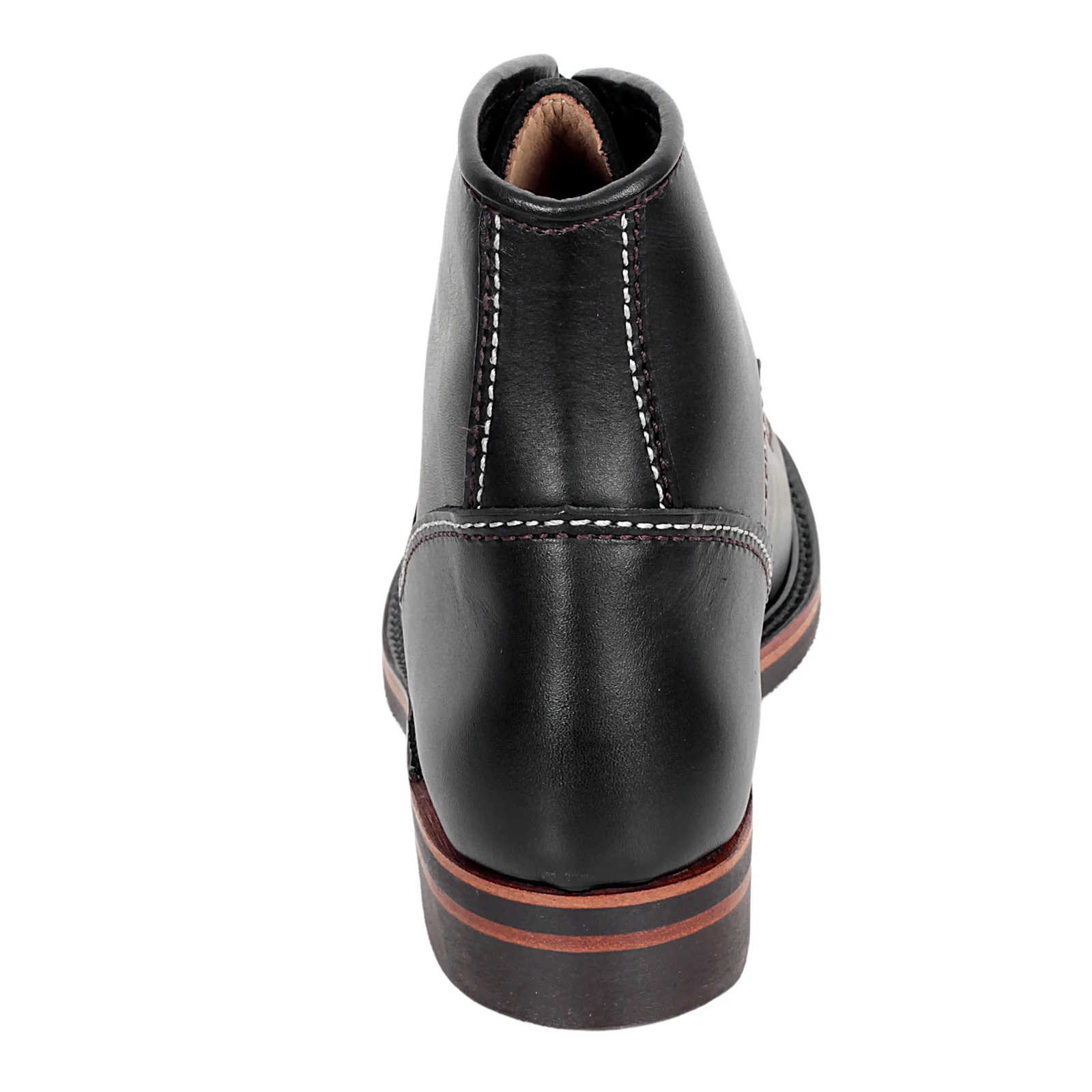 Black Leather Calf F01615 High Lace Up Carpenter Work Boots CANE4449 - Image 4