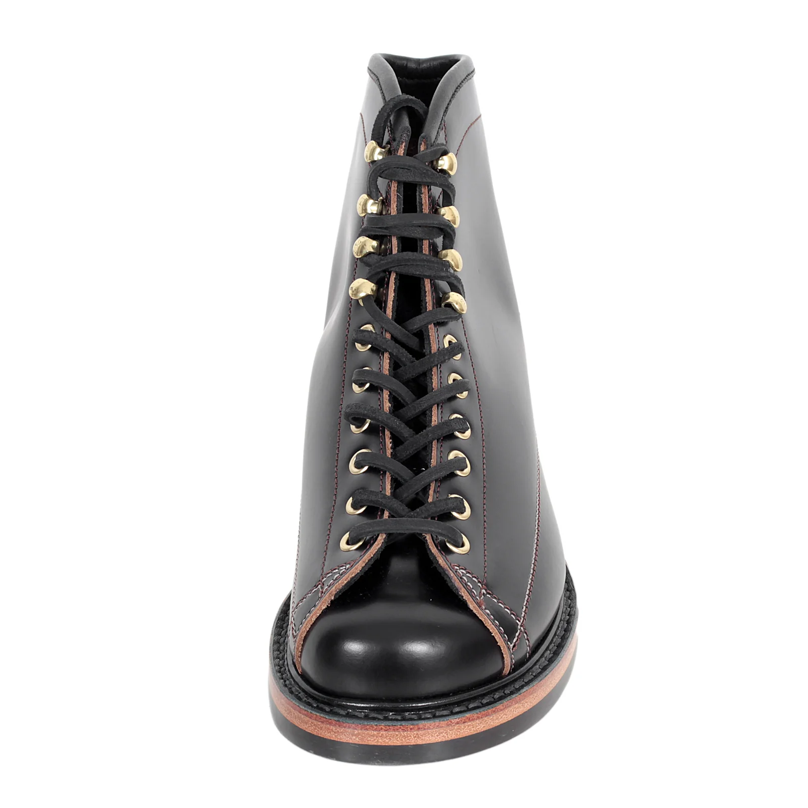 Lone Wolf Mens Black Leather Calf High LW01785 Goodyear Welted Lace Up Wireman Work Boots CANE4452 - Image 4