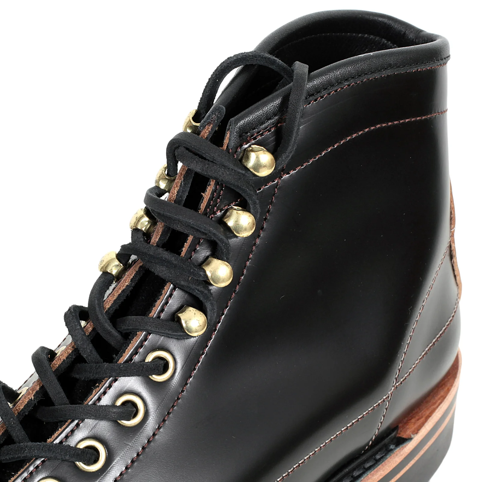 Lone Wolf Mens Black Leather Calf High LW01785 Goodyear Welted Lace Up Wireman Work Boots CANE4452 - Image 7