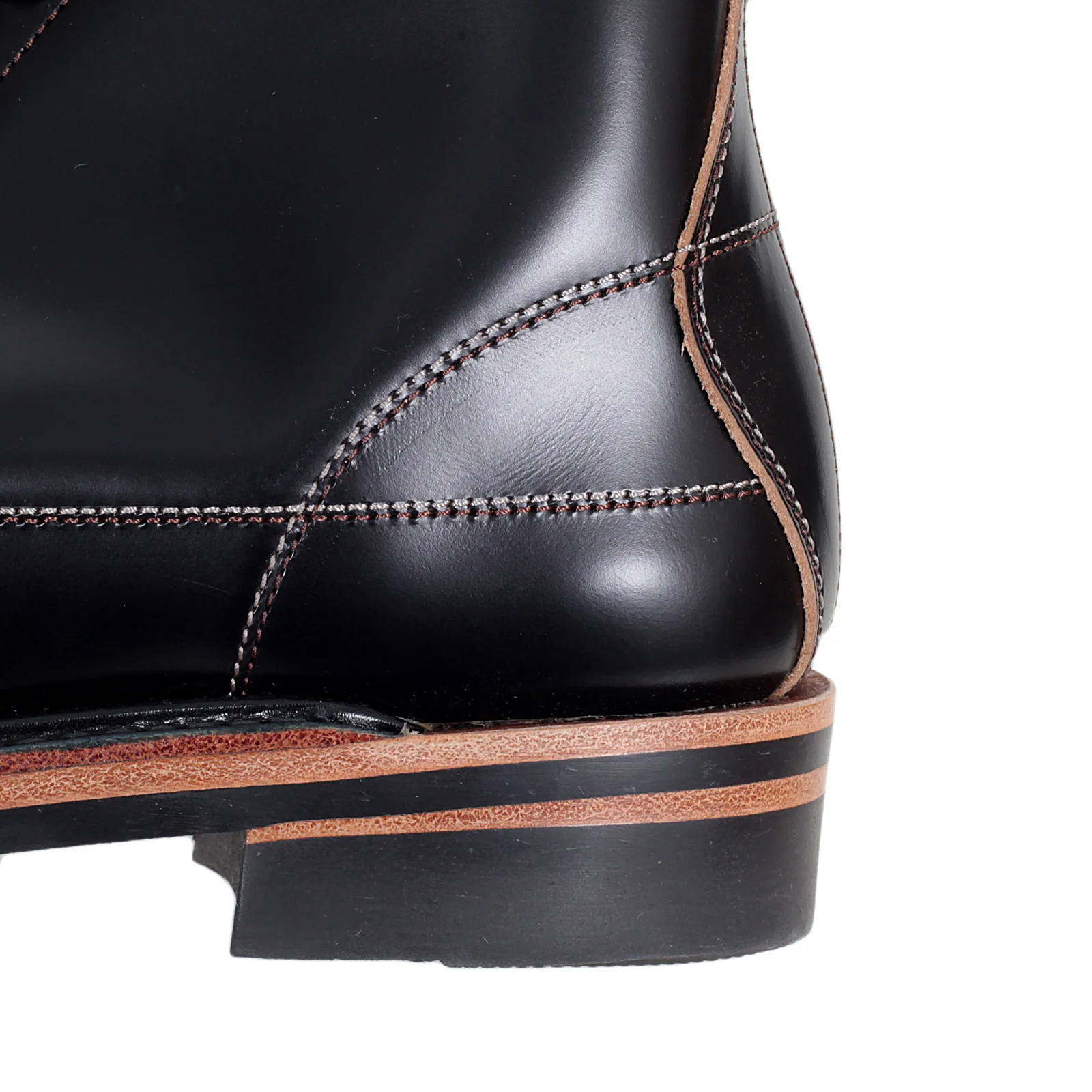 Lone Wolf Mens Black Leather Calf High LW01785 Goodyear Welted Lace Up Wireman Work Boots CANE4452 - Image 9