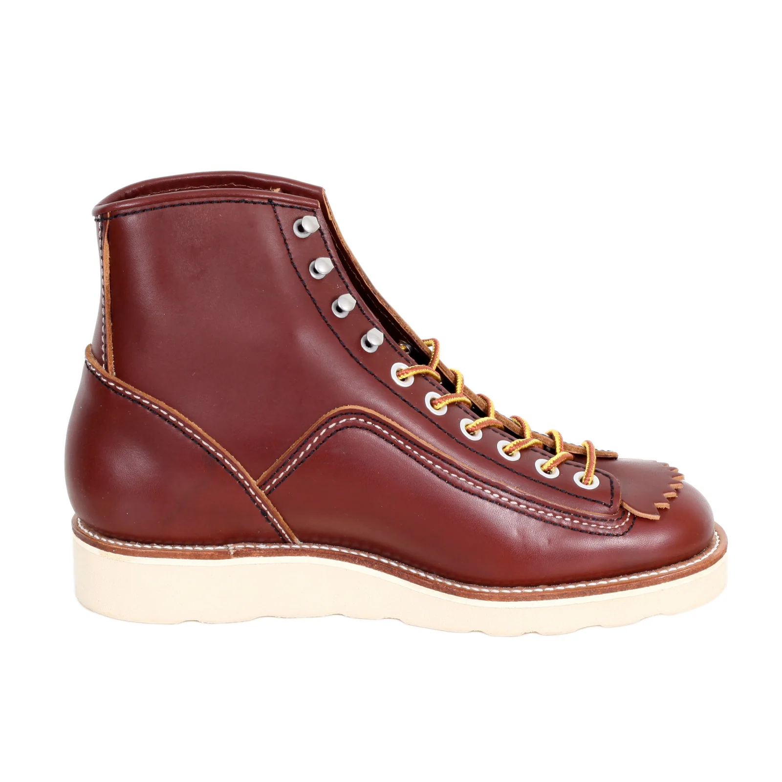 Mens Brown Leather Calf High Lace Up F01616 Hunter Work Boots CANE4475 - Image 6
