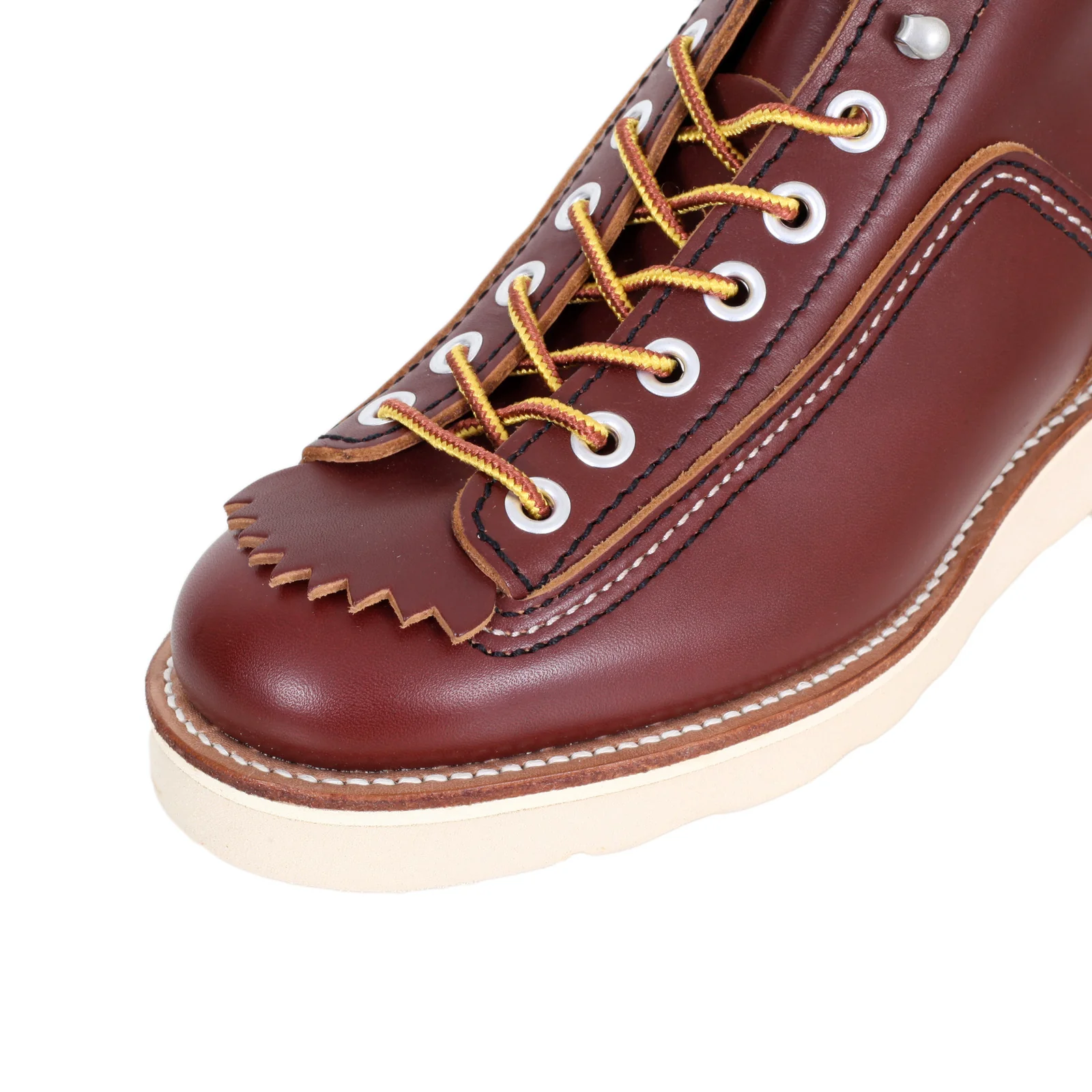 Mens Brown Leather Calf High Lace Up F01616 Hunter Work Boots CANE4475 - Image 8