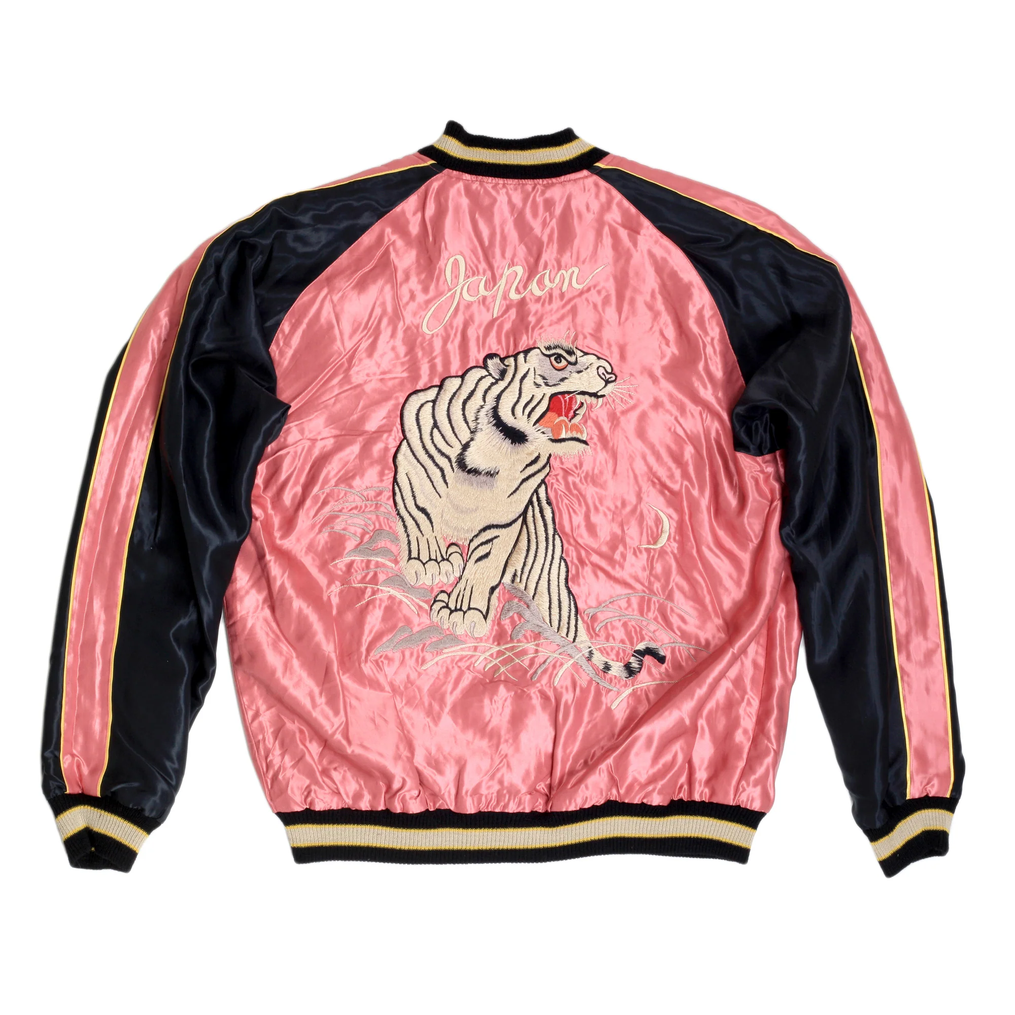 Fully Reversible Tiger Embroidered TT13756 Souvenir Jacket TOYO7526A - Image 3
