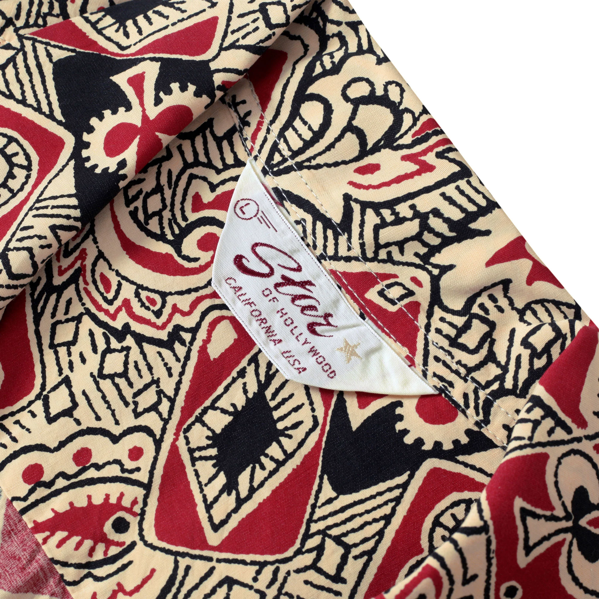 Playing Card and Paisley SH38127 Off White Hawaiian Shirt SoH10098 - Image 3
