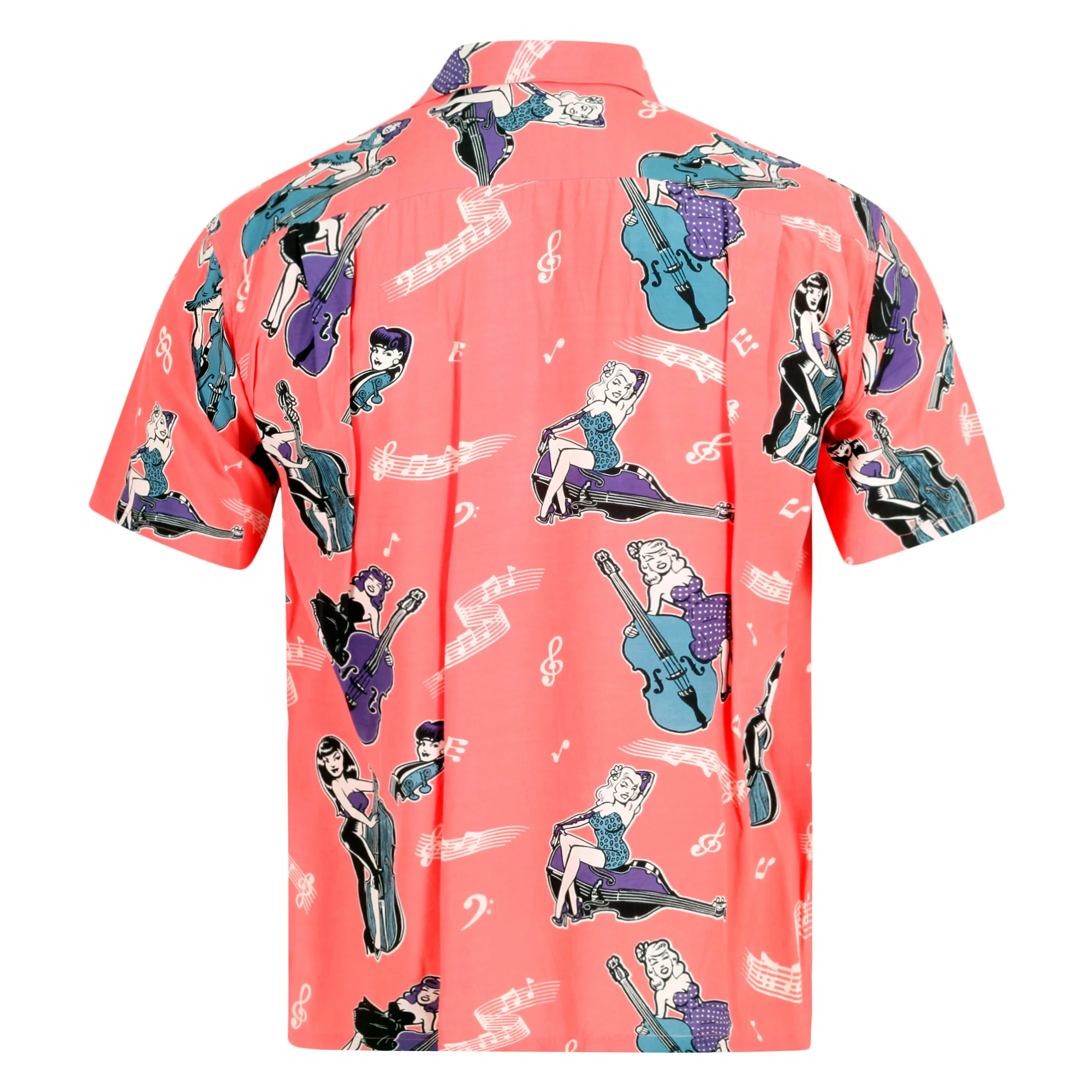 Double Bass Pinups SH38114 Star of Hollywood Red Shirt SoH10092 - Image 2