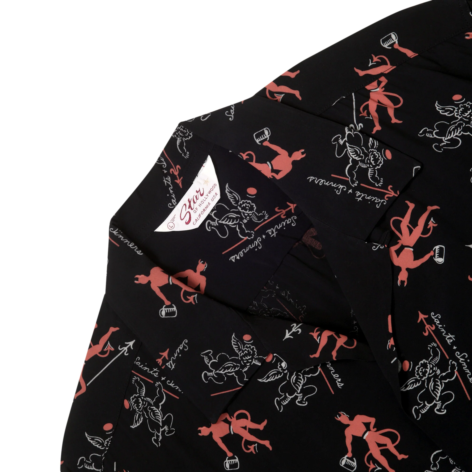 Saints and Sinners SH38391 Black Short Sleeve Hawaiian Shirt SoH11086 - Image 3