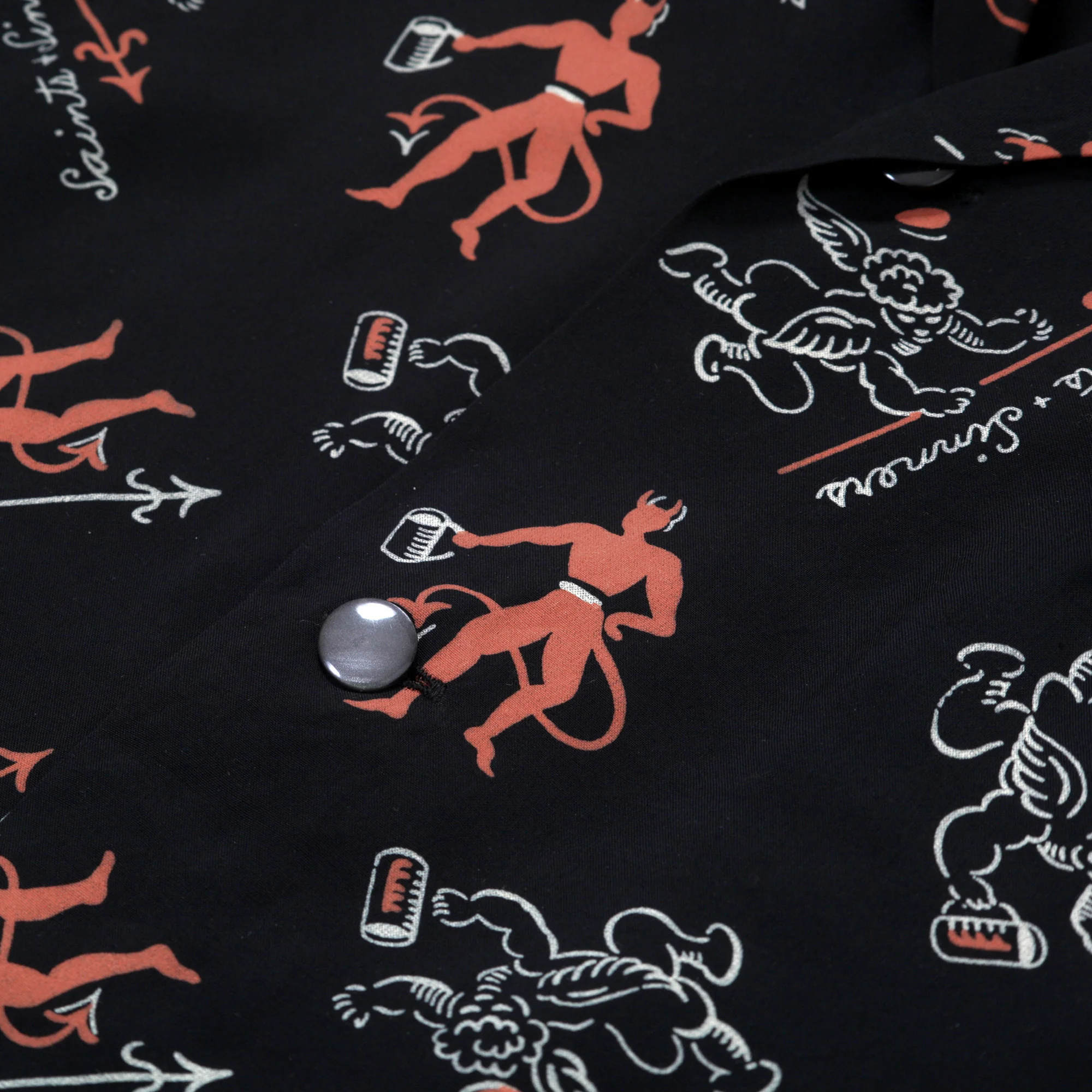 Saints and Sinners SH38391 Black Short Sleeve Hawaiian Shirt SoH11086 - Image 4