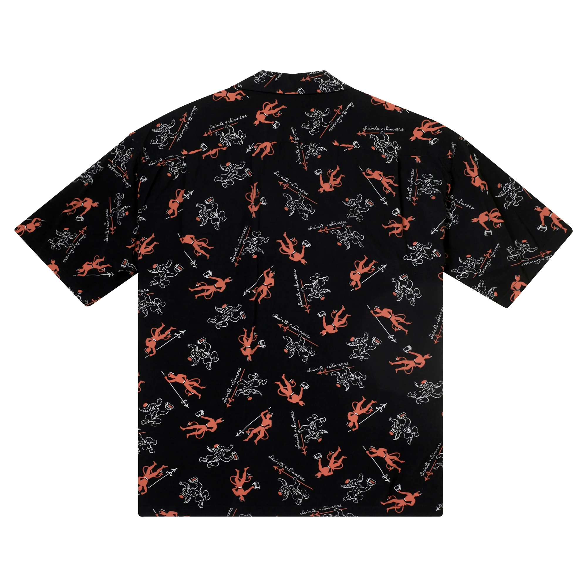 Saints and Sinners SH38391 Black Short Sleeve Hawaiian Shirt SoH11086 - Image 8