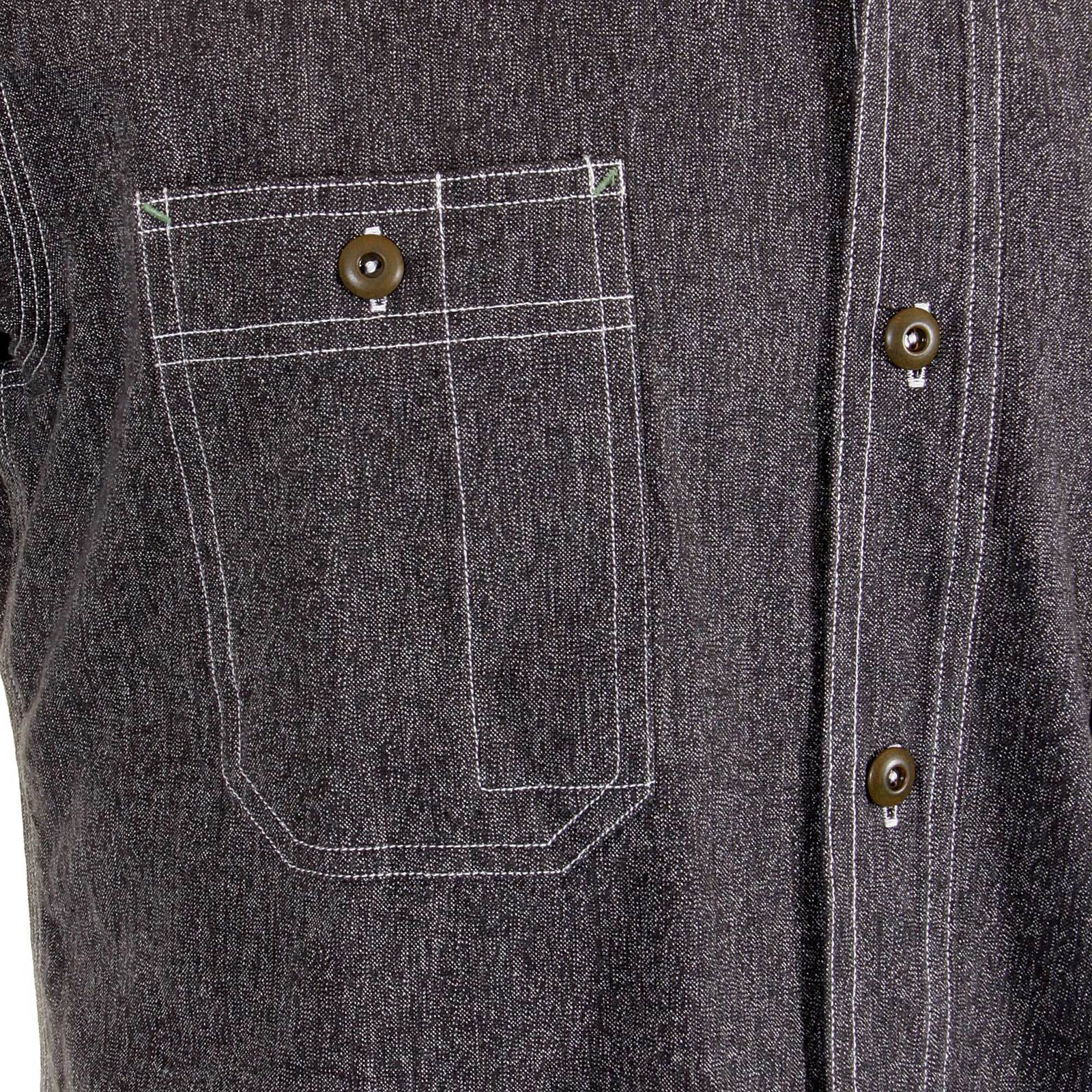 Sugar Cane black Fiction Romance covert work shirt SC25556 CANE1077 - Image 9