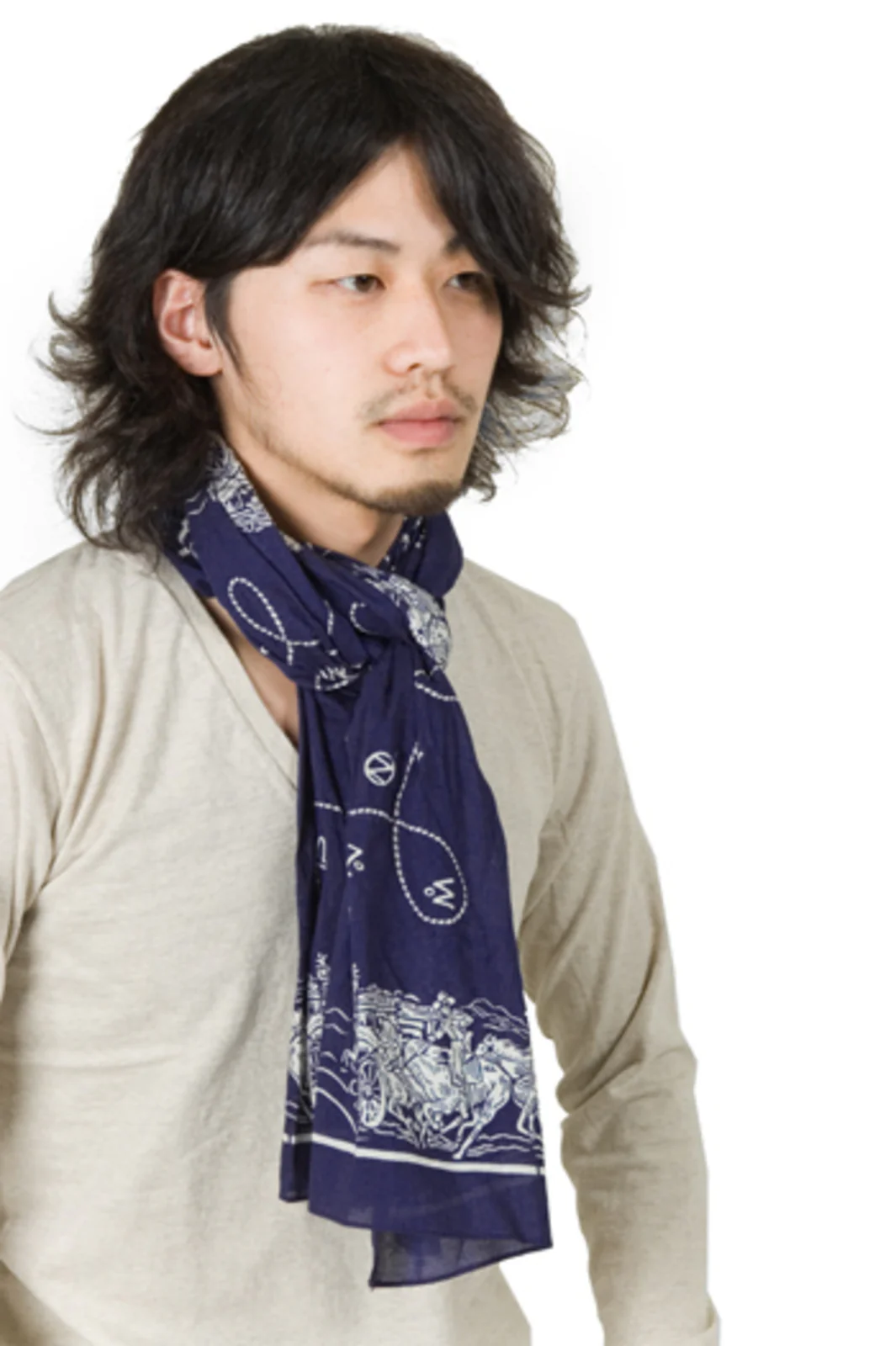 Sugar Cane blue bandana SC01967 stole scarf CANE2013 - Image 2