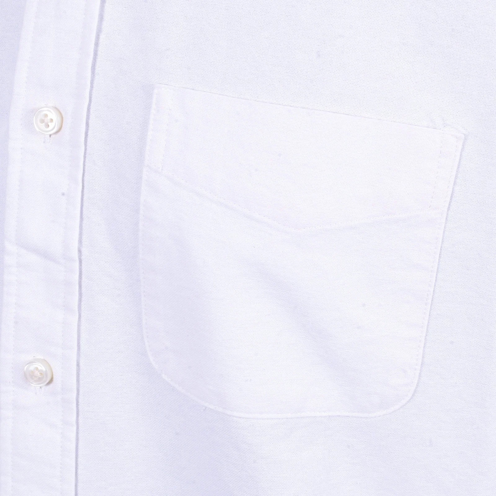 White Cotton SC25910 Oxford Shirt with Button Down Collar CANE4446 - Image 5