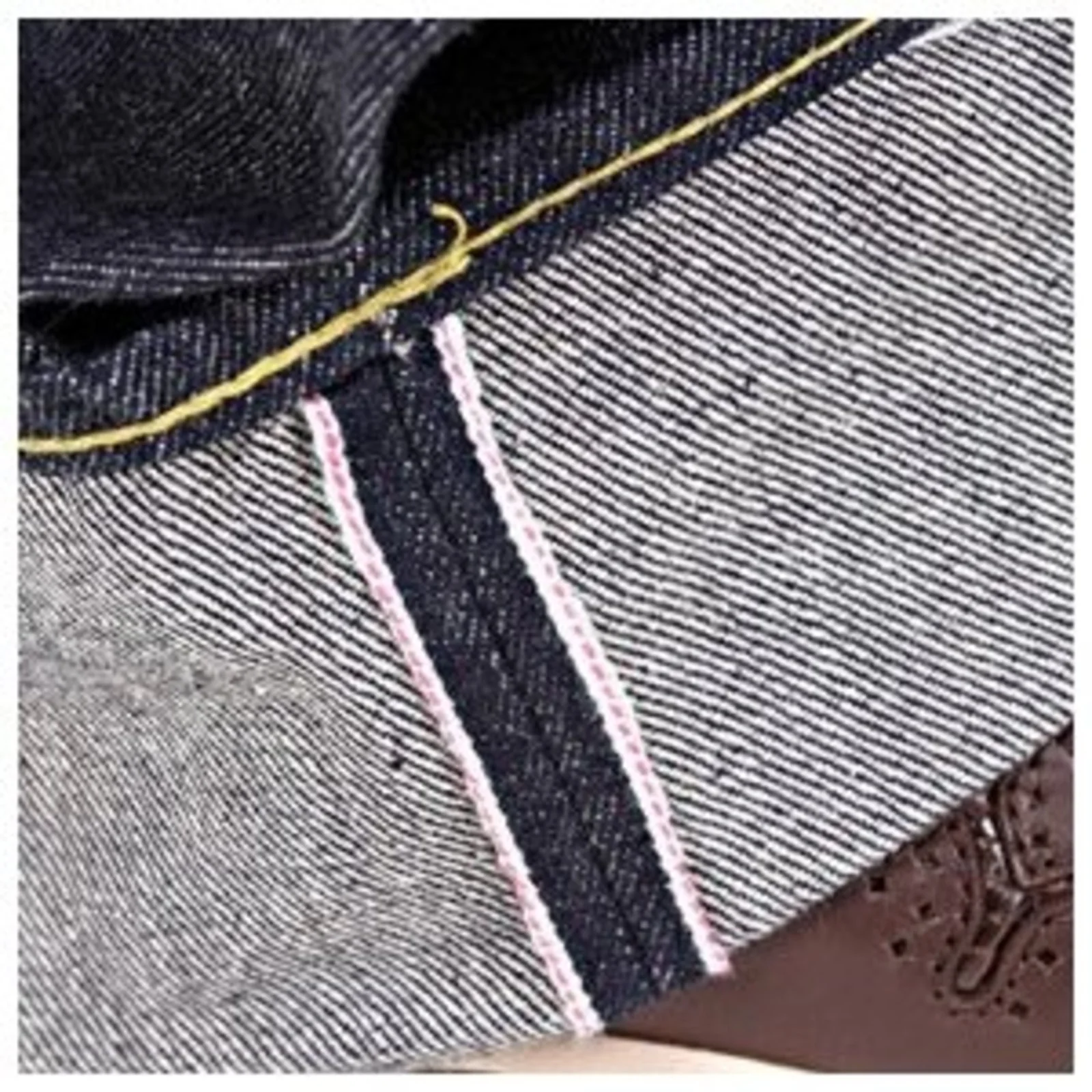 Blue Vintage Cut Non Wash SC41947N Selvedge Denim Jeans CANE3195 - Image 4