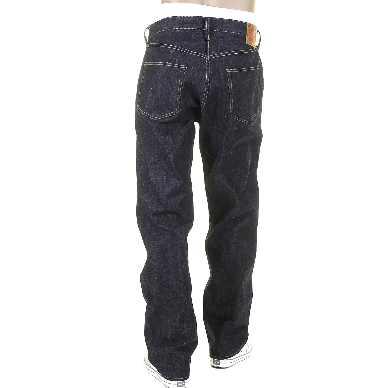 Blue Vintage Cut Non Wash SC41947N Selvedge Denim Jeans CANE3195 - Image 7