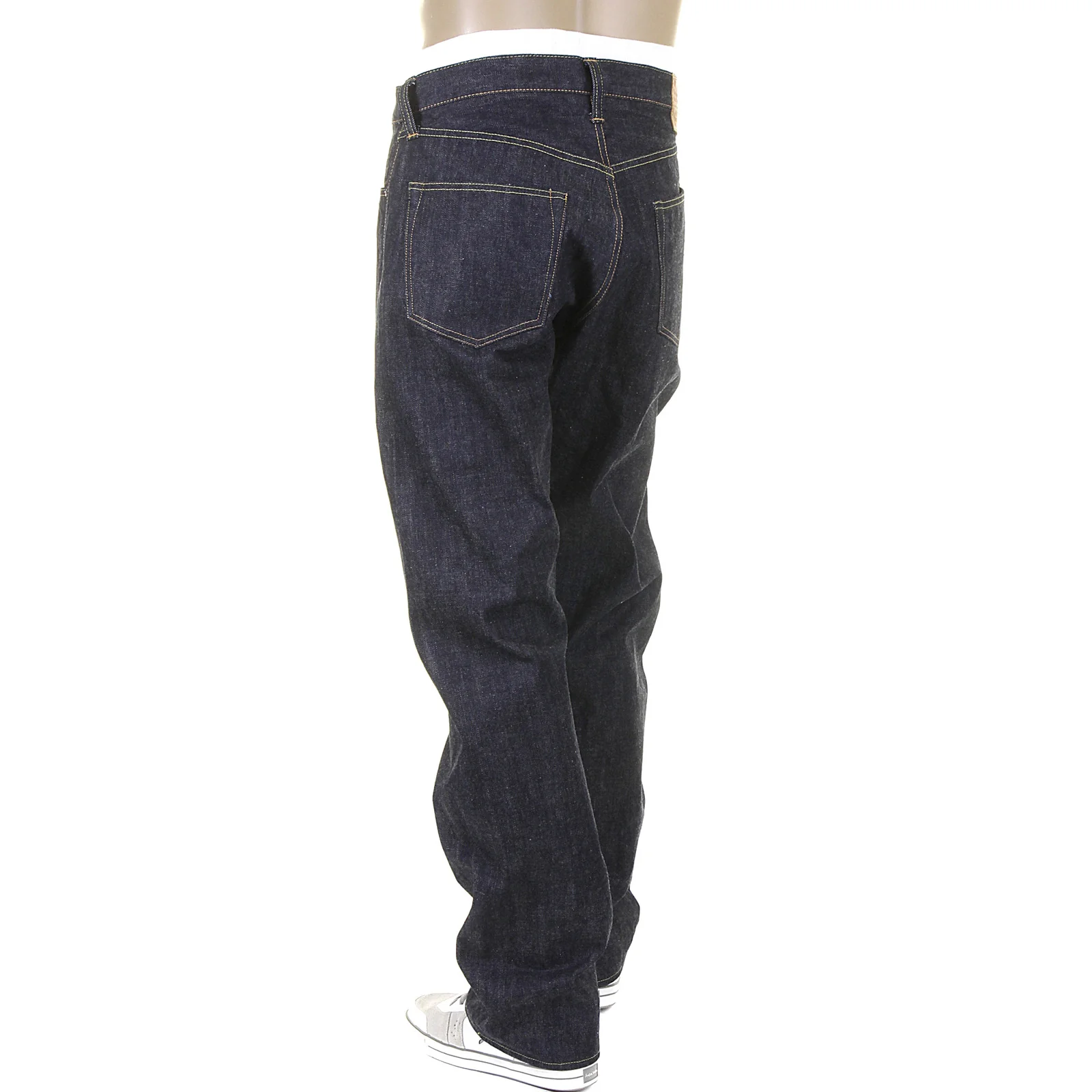 Blue Vintage Cut Non Wash SC41947N Selvedge Denim Jeans CANE3195 - Image 8