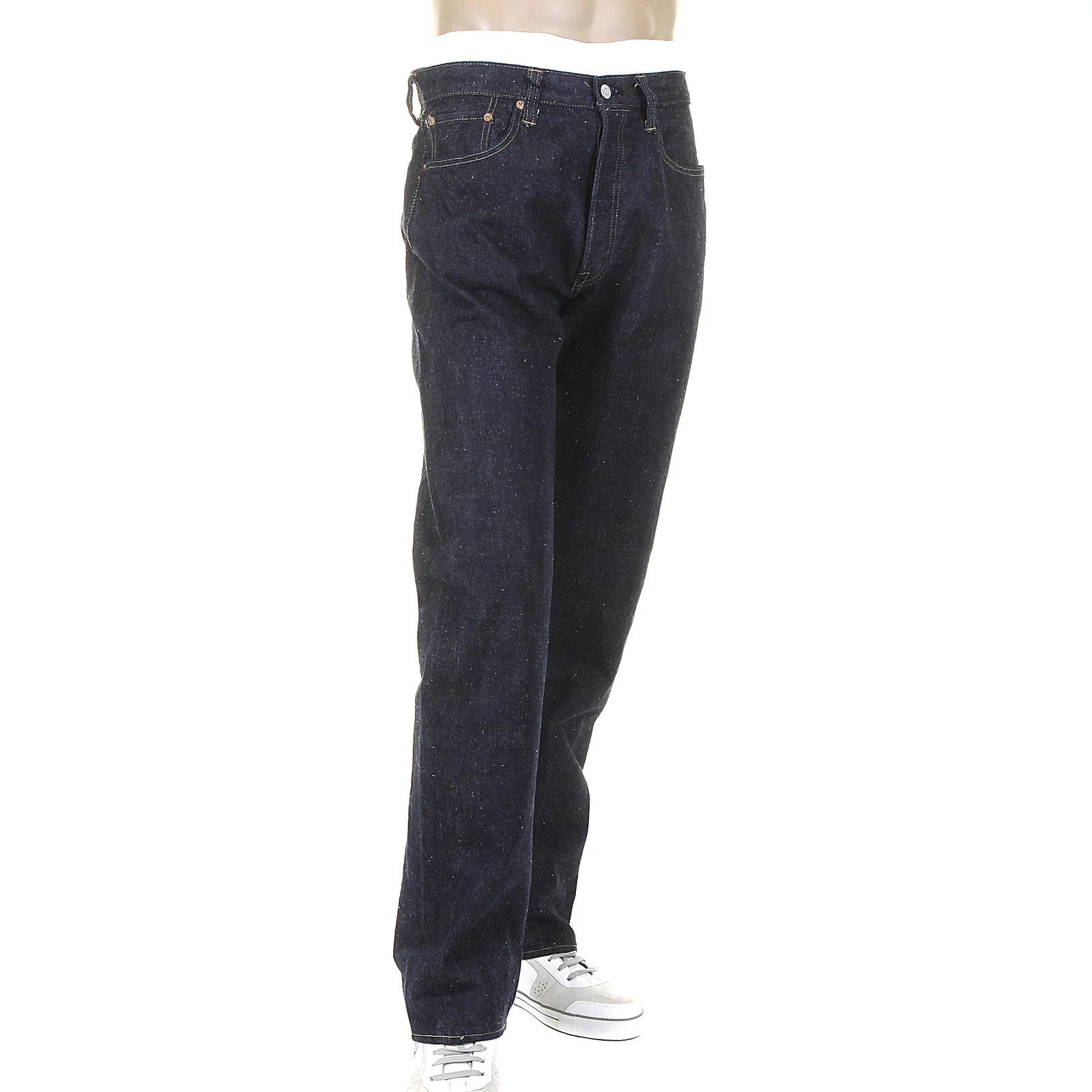 Okinawa One Wash Raw SC40301A Navy Blue Selvedge Denim Jeans CANE4068 - Image 4
