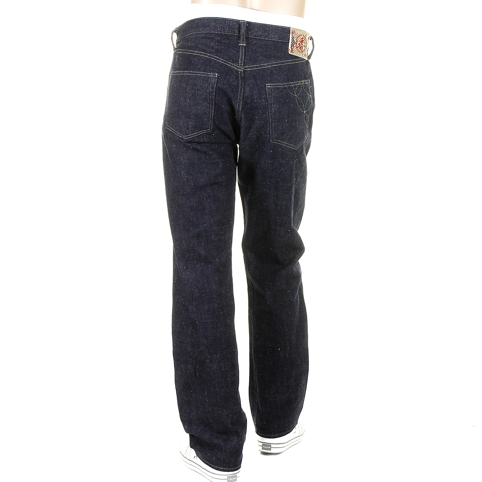 Okinawa One Wash Raw SC40301A Navy Blue Selvedge Denim Jeans CANE4068 - Image 6
