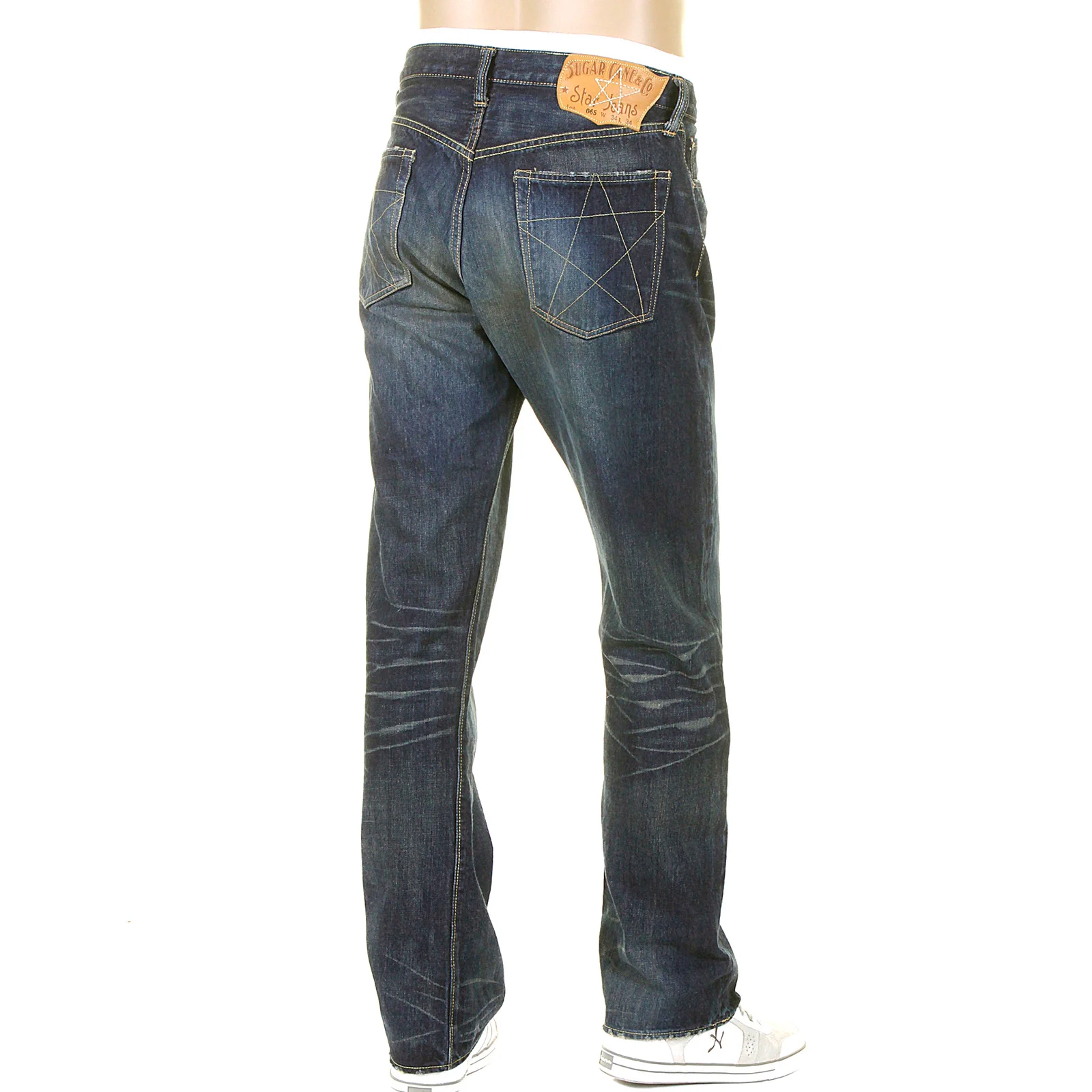 Union Star SC40065H Hard Dark Wash Selvedge Denim Jeans CANE9028