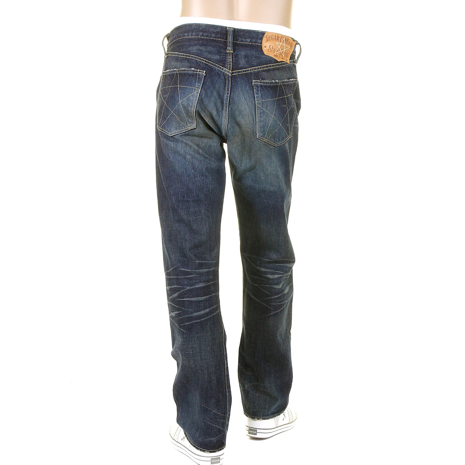 Union Star SC40065H Hard Dark Wash Selvedge Denim Jeans CANE9028 - Image 6
