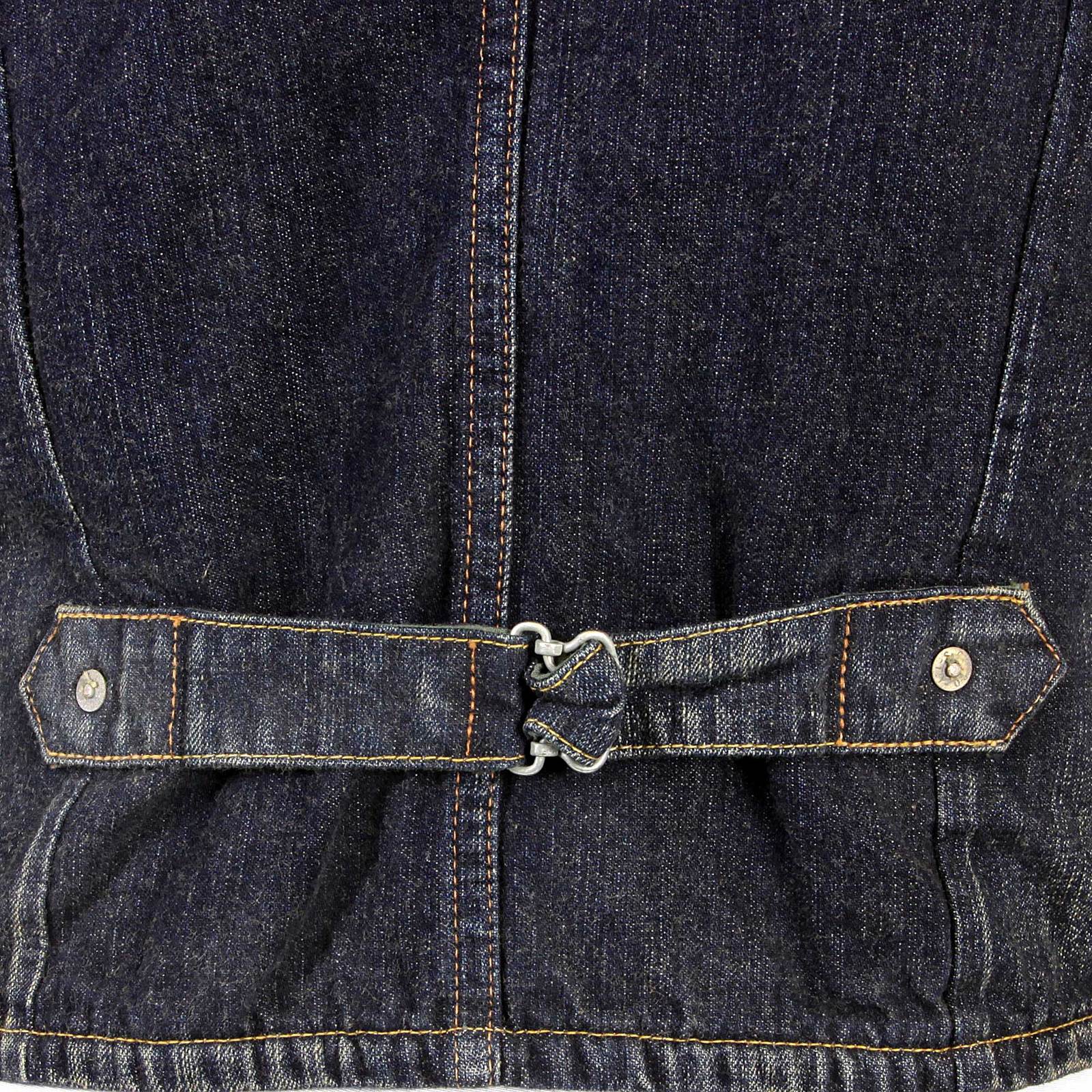 Sugar Cane waistcoat Fiction Romance hard wash denim 30s model SC12242H work vest top CANE1219 - Image 9