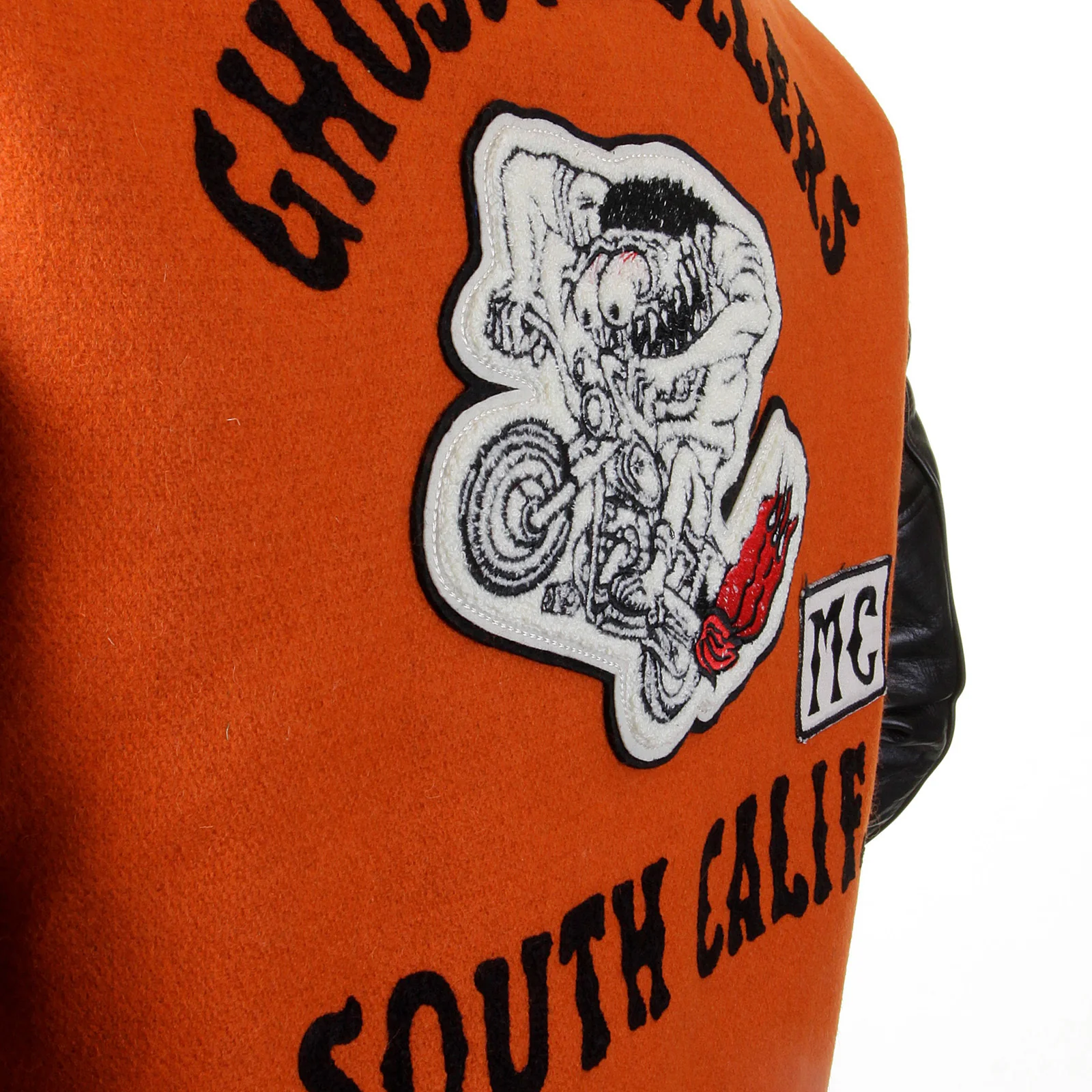 Sugar Cane WV12077 Whitesville 30oz Wool melton set in award Letterman Ghost Wheelers stadium jacket CANE2099 - Image 6