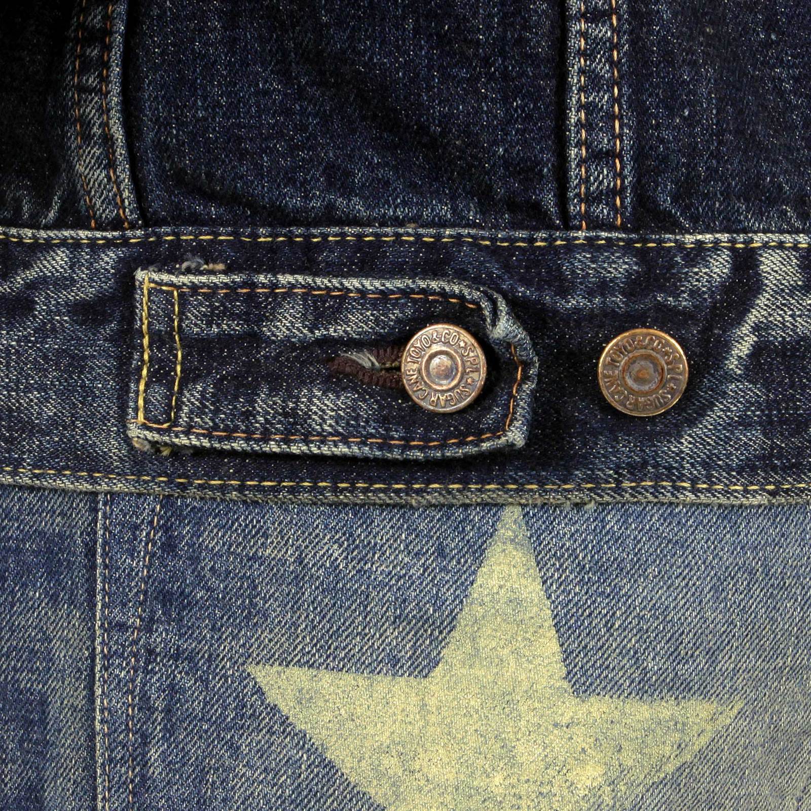 Vintage Lone Star 14oz Dark Hard Wash SC11901H Denim Jacket CANE2822 - Image 2
