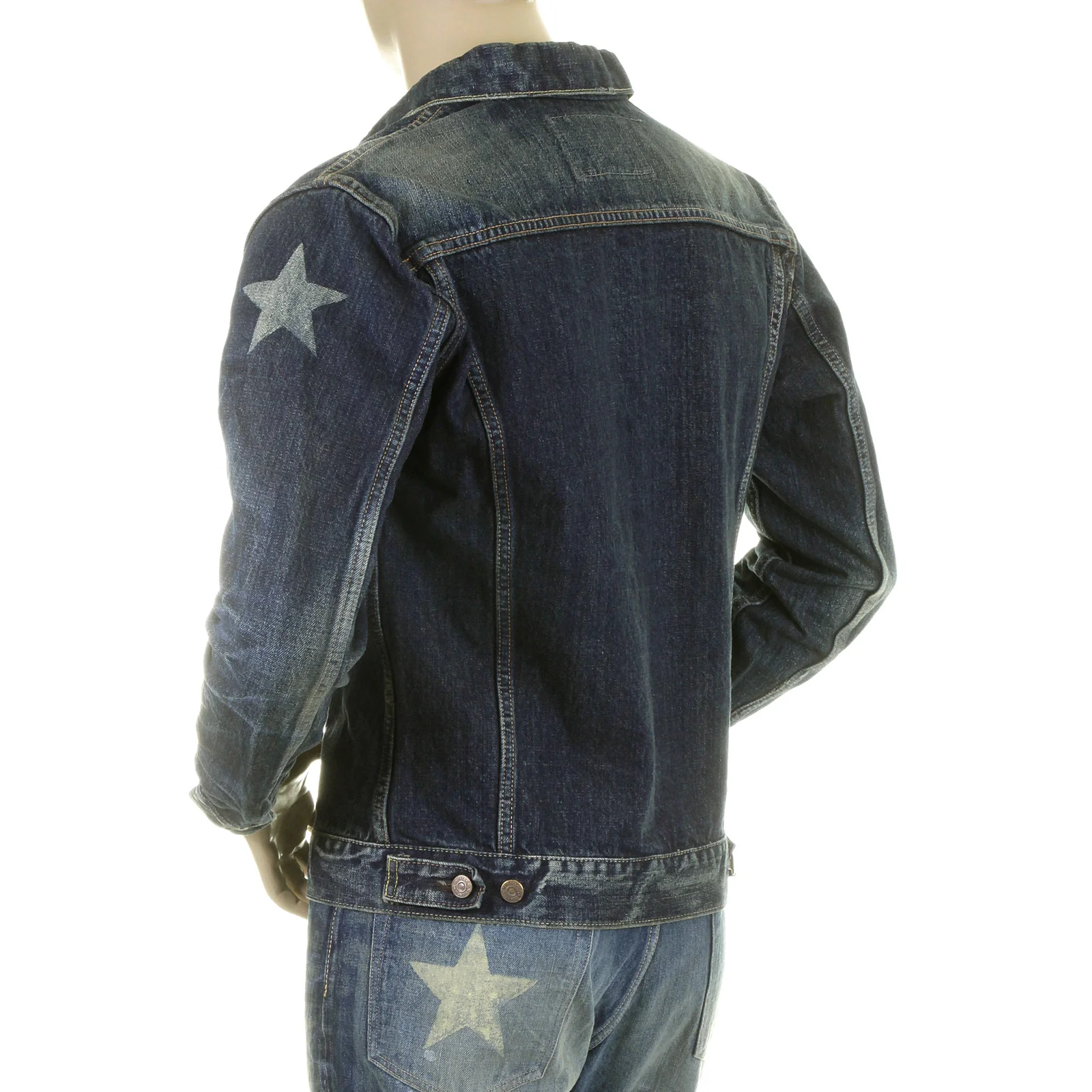 Vintage Lone Star 14oz Dark Hard Wash SC11901H Denim Jacket CANE2822 - Image 5
