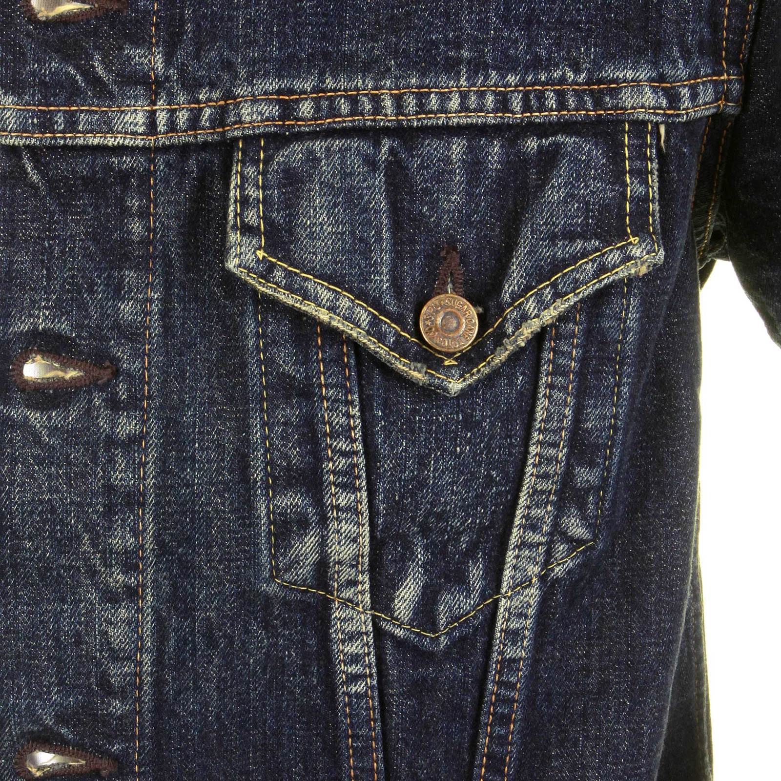 Vintage Lone Star 14oz Dark Hard Wash SC11901H Denim Jacket CANE2822 - Image 7