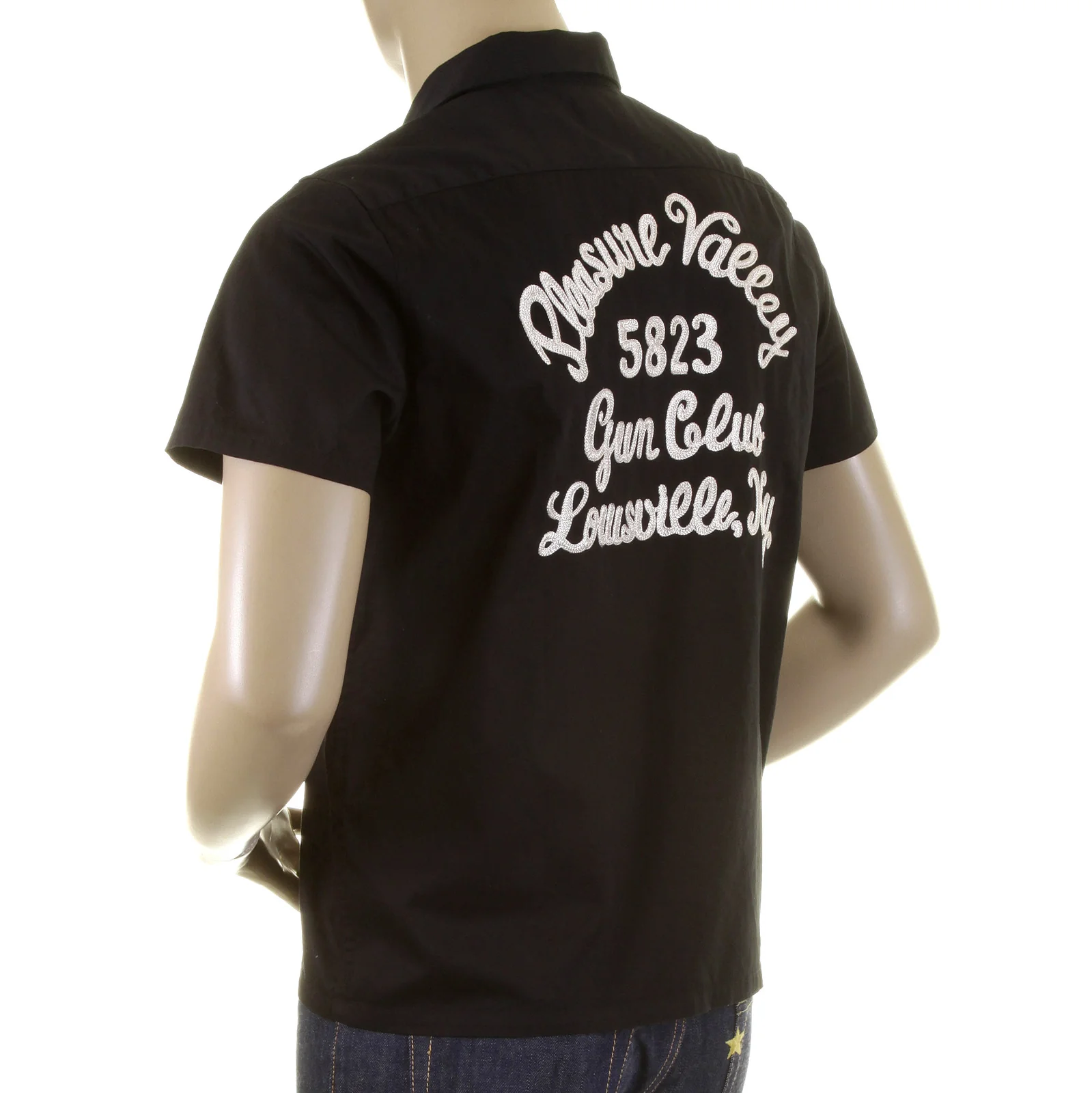 Sugarcane Mens SC35464 Short Sleeve Regular Fit Black Pleasure Valley Work Shirt CANE0246 - Image 7