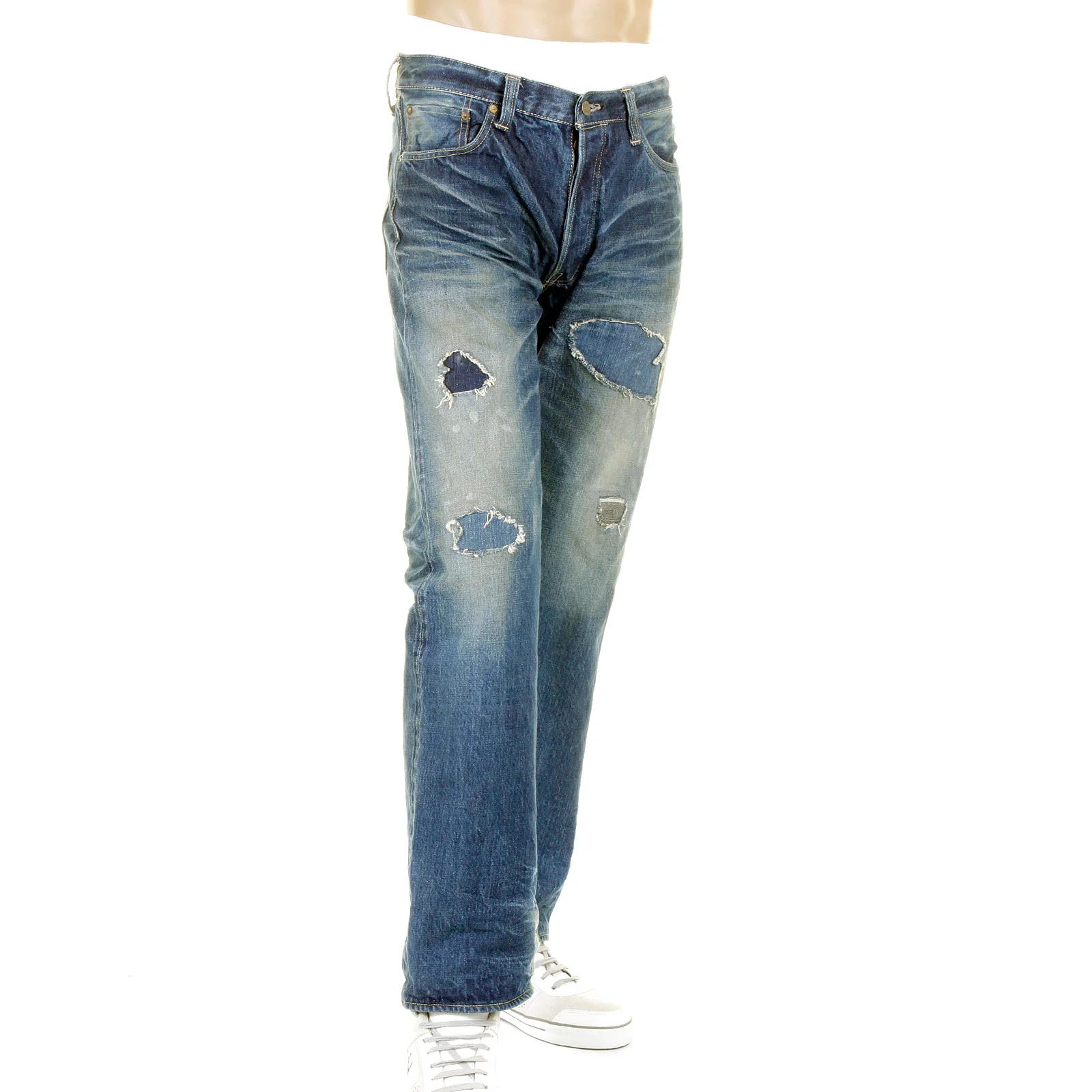 Faded Blue 14oz Lone Star SC40901R Selvedge Denim Jeans CANE2105 - Image 4