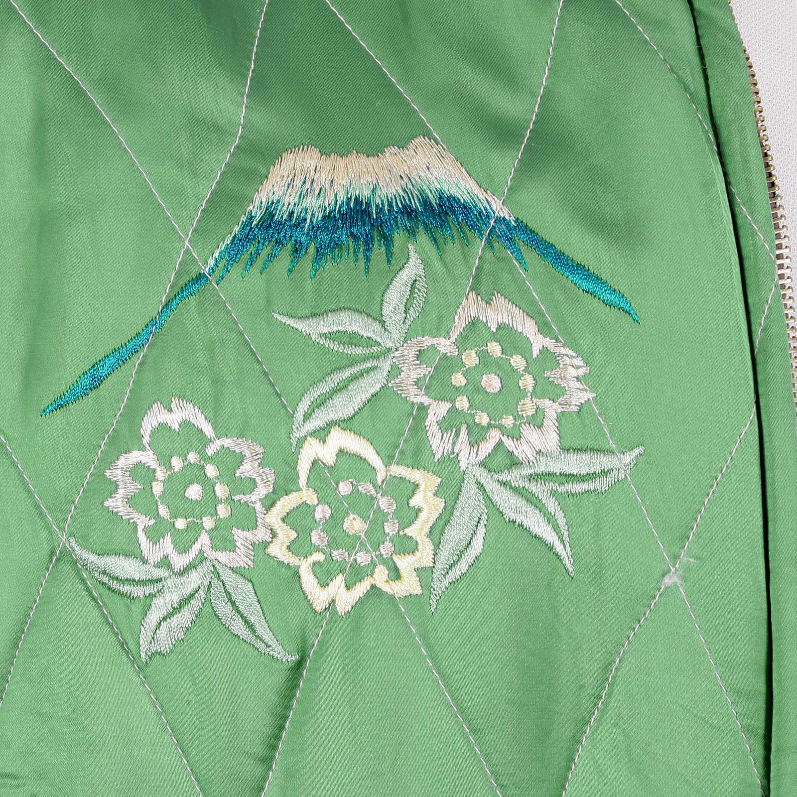 Giant Panda TT12420 Pale Green and Silver Souvenir Jacket TOYO1084 - Image 2