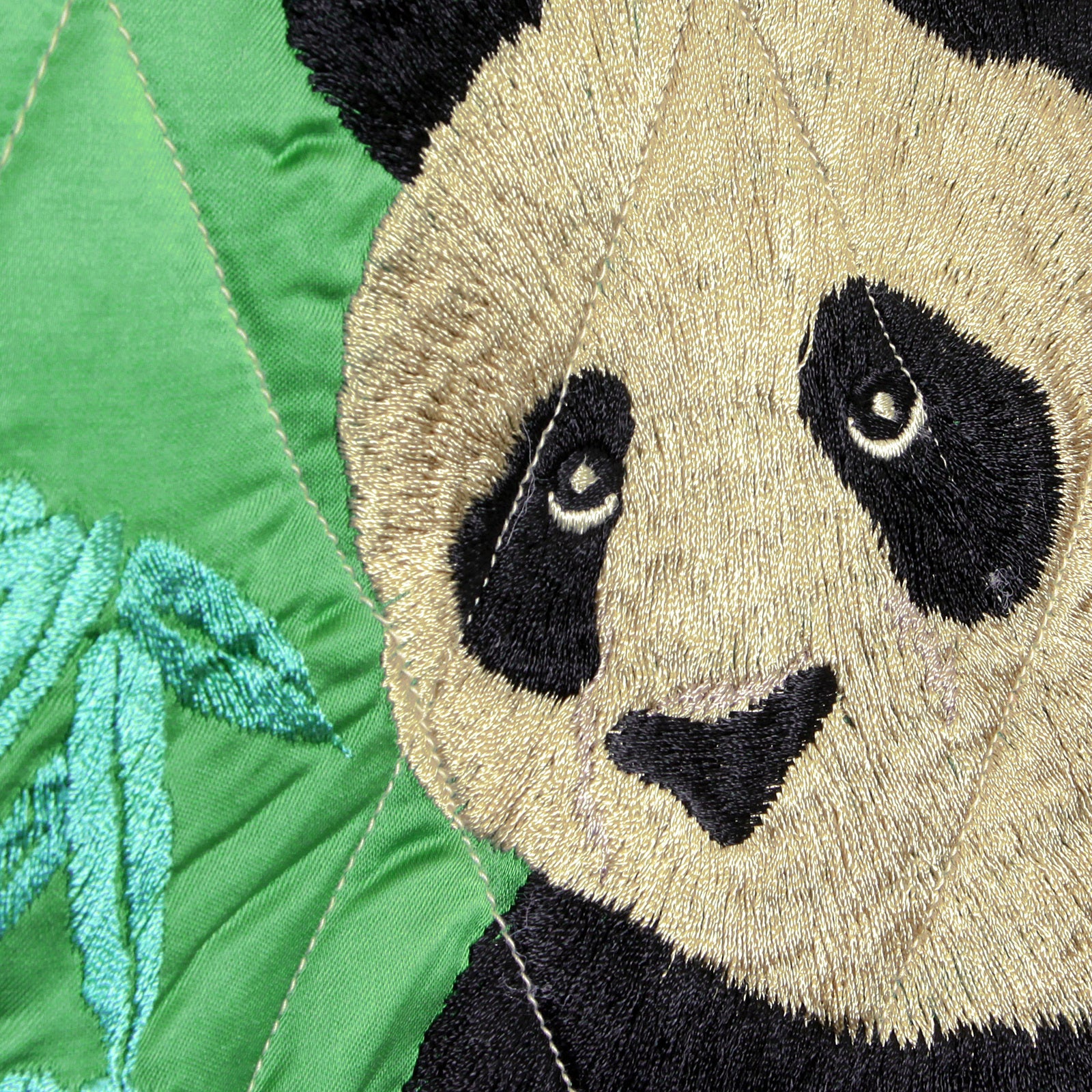 Giant Panda TT12420 Pale Green and Silver Souvenir Jacket TOYO1084 - Image 6