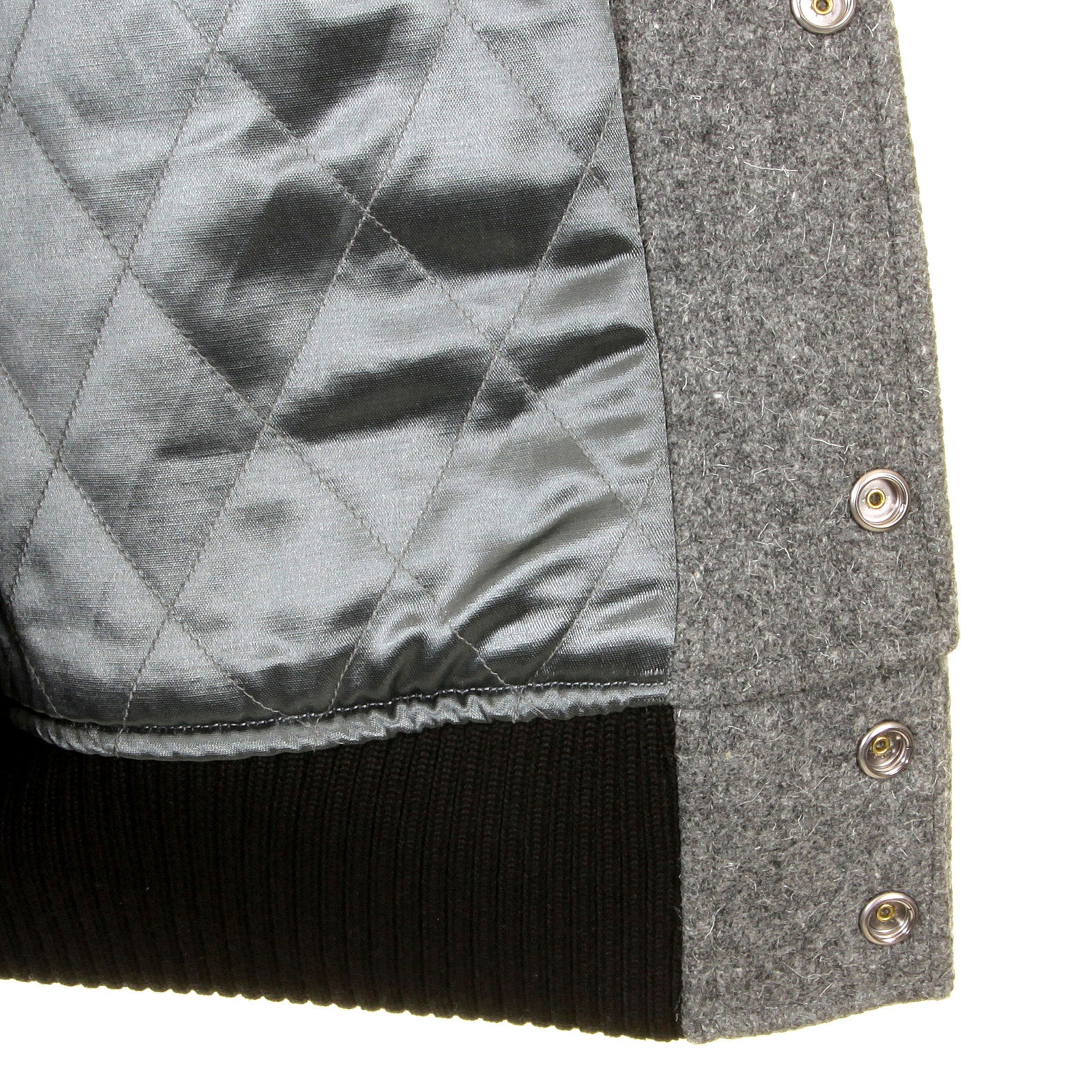 Grey and Black WV12310 Philadelphia Champions Varsity Jacket CANE1085 - Image 2