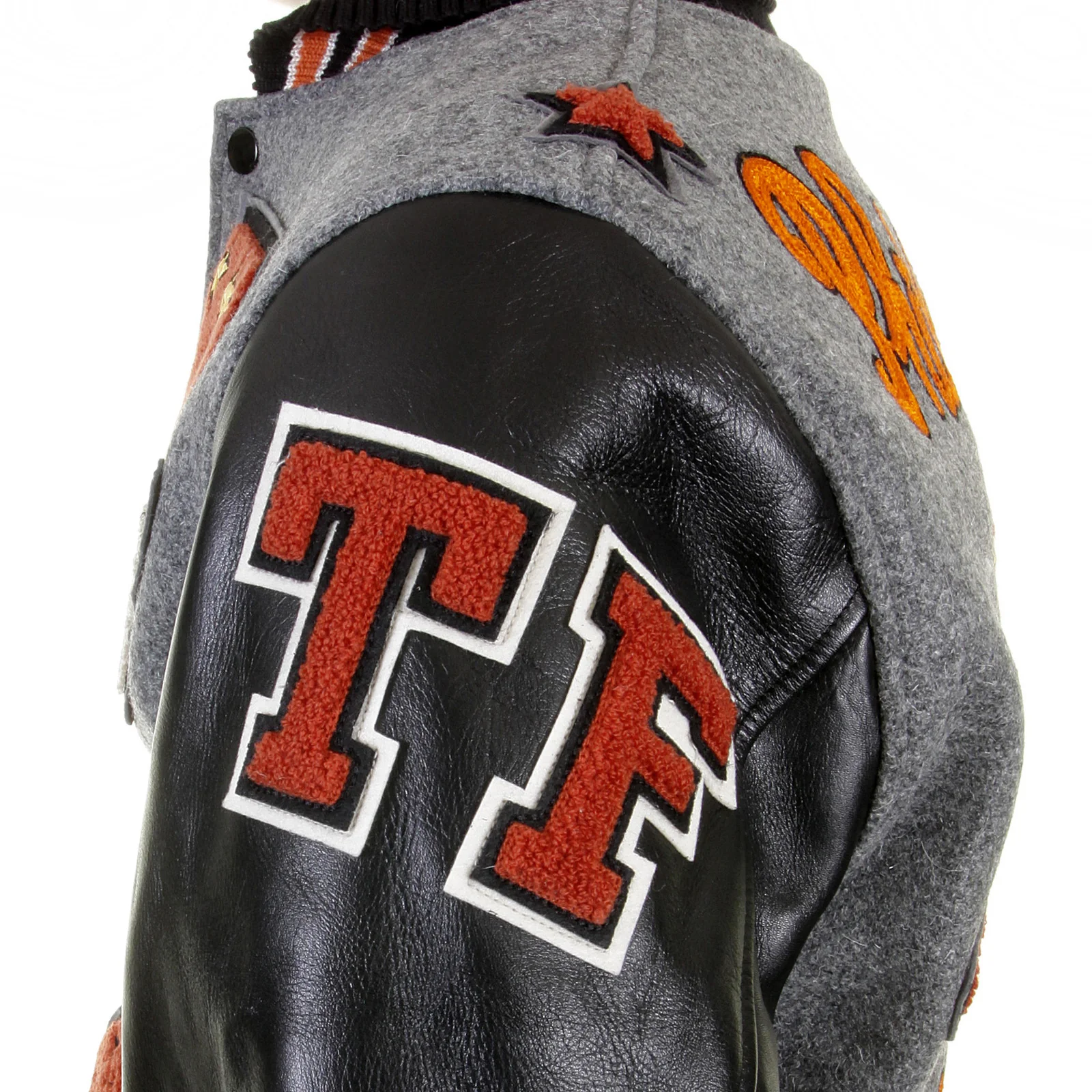 Grey and Black WV12310 Philadelphia Champions Varsity Jacket CANE1085 - Image 9