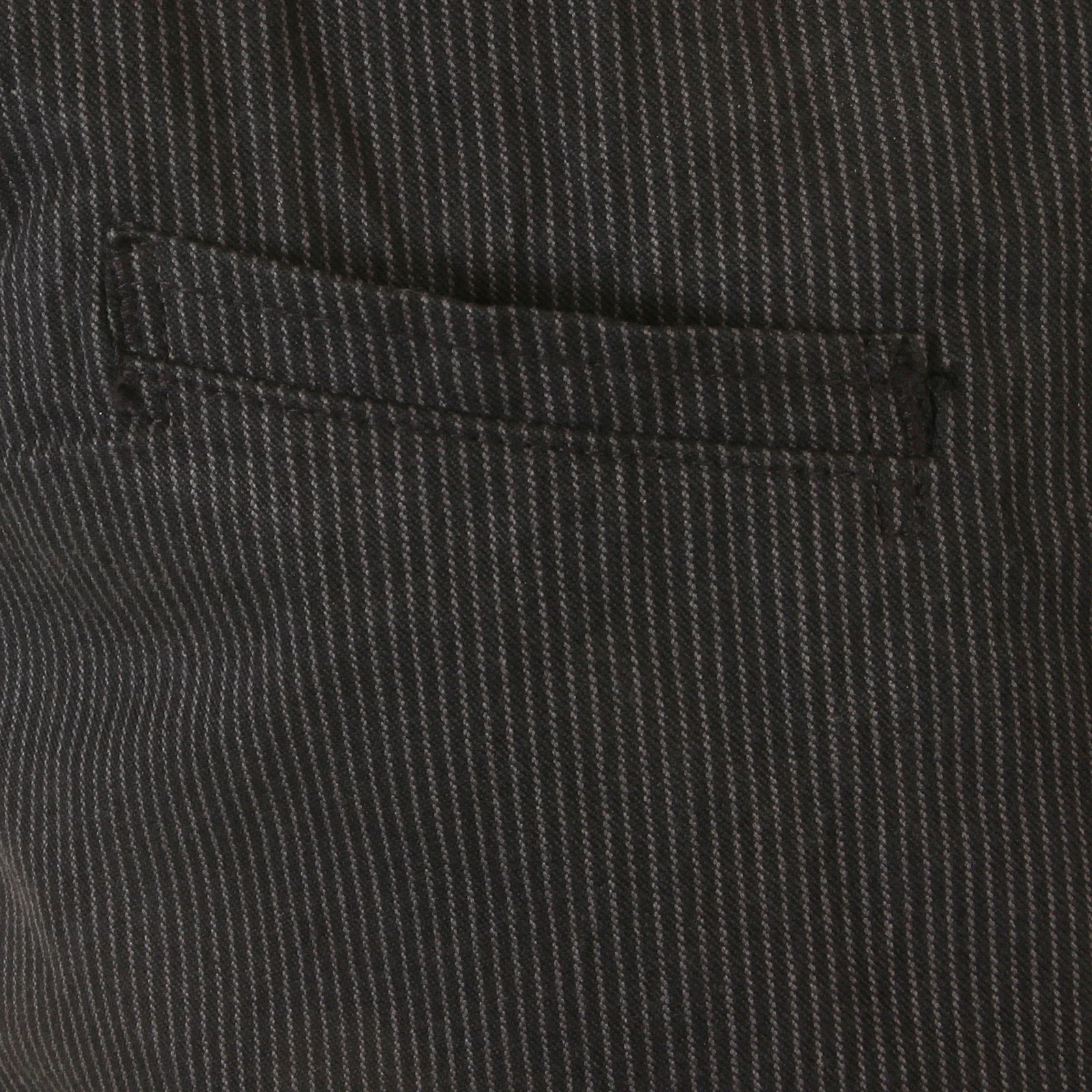 Black Vintage Cut Cotton SC12458 Striped Work Vest for Men CANE2727 - Image 8