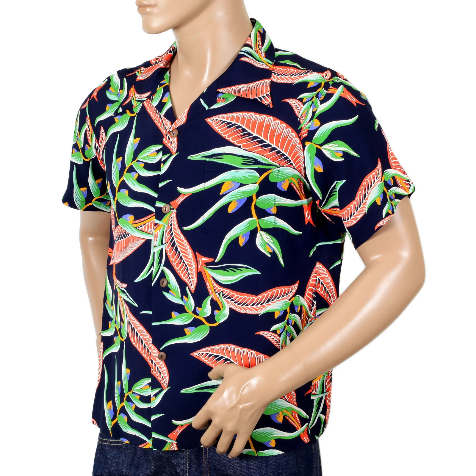 Sun Surf Hawaiian Macintosh Ukulele Printed Wine Regular Fit Short Sleeved Shirt for Men SURF7534 - Image 2