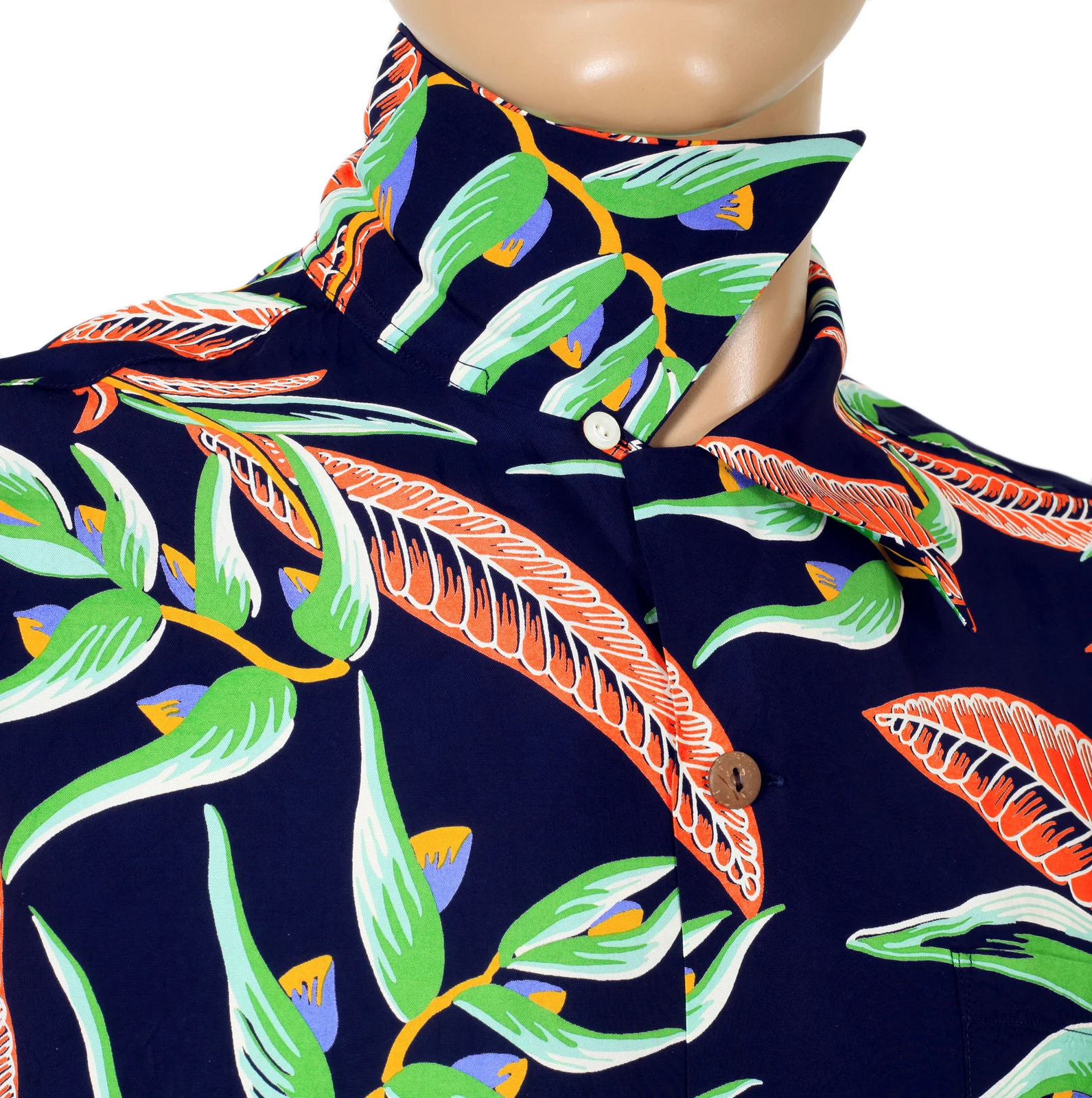 Sun Surf Hawaiian Macintosh Ukulele Printed Wine Regular Fit Short Sleeved Shirt for Men SURF7534 - Image 7