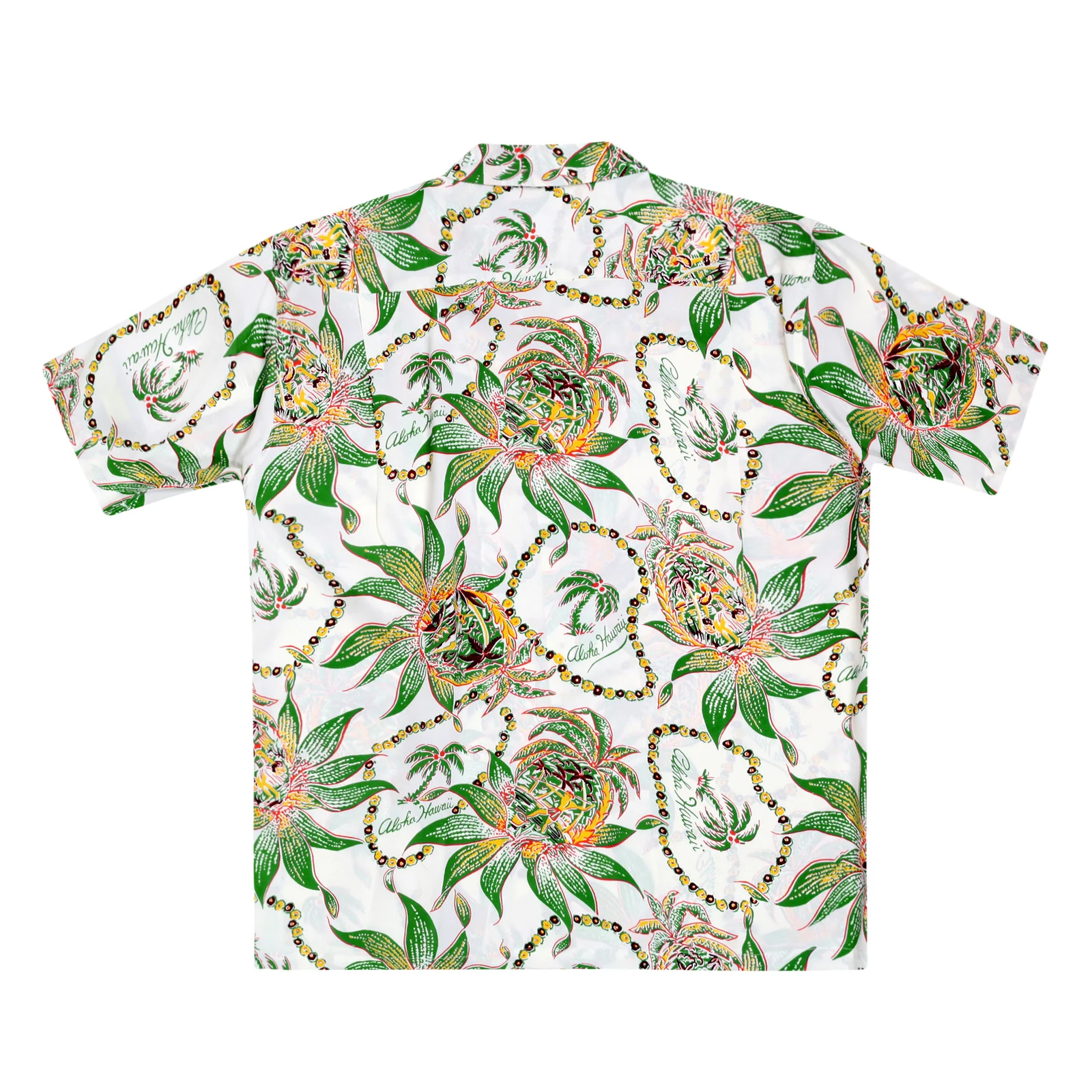 Dreams and Pineapples Print SS37774 Off White Hawaiian Shirt SURF8589 - Image 8