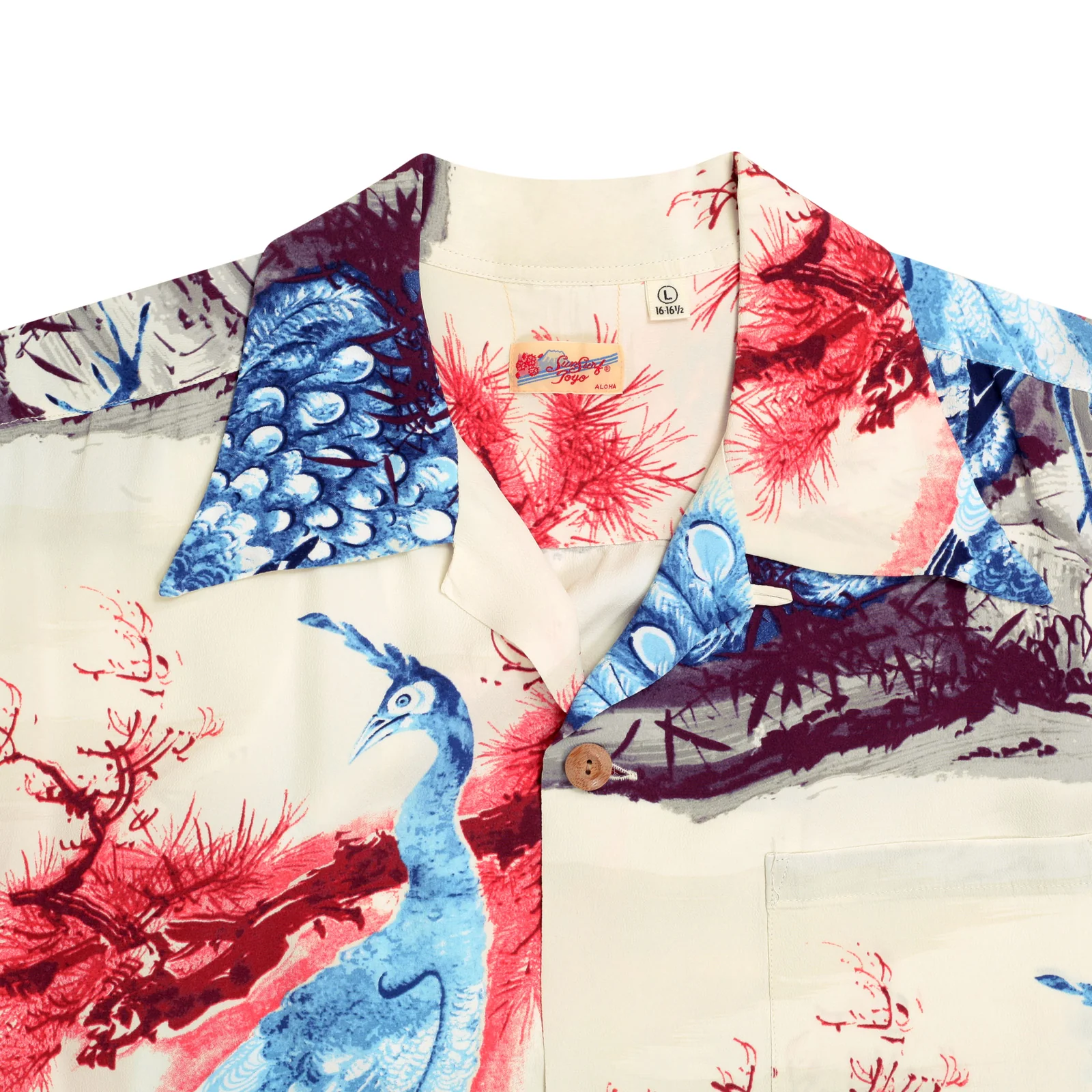 Pikake Symbol of Hawaii Printed SS37793 Beige Hawaiian Shirt SURF8594 - Image 4