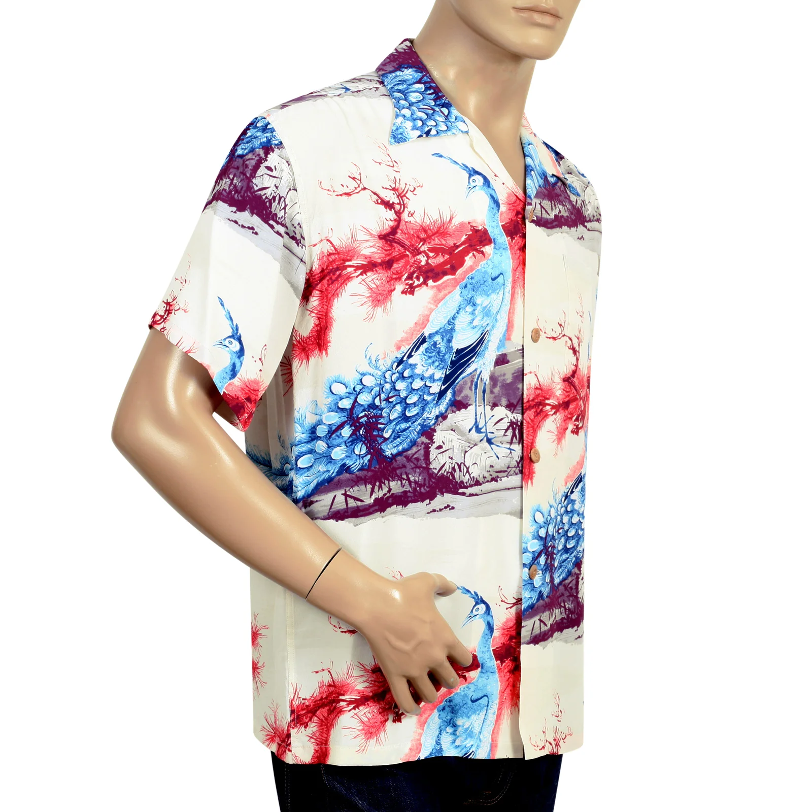 Pikake Symbol of Hawaii Printed SS37793 Beige Hawaiian Shirt SURF8594 - Image 7