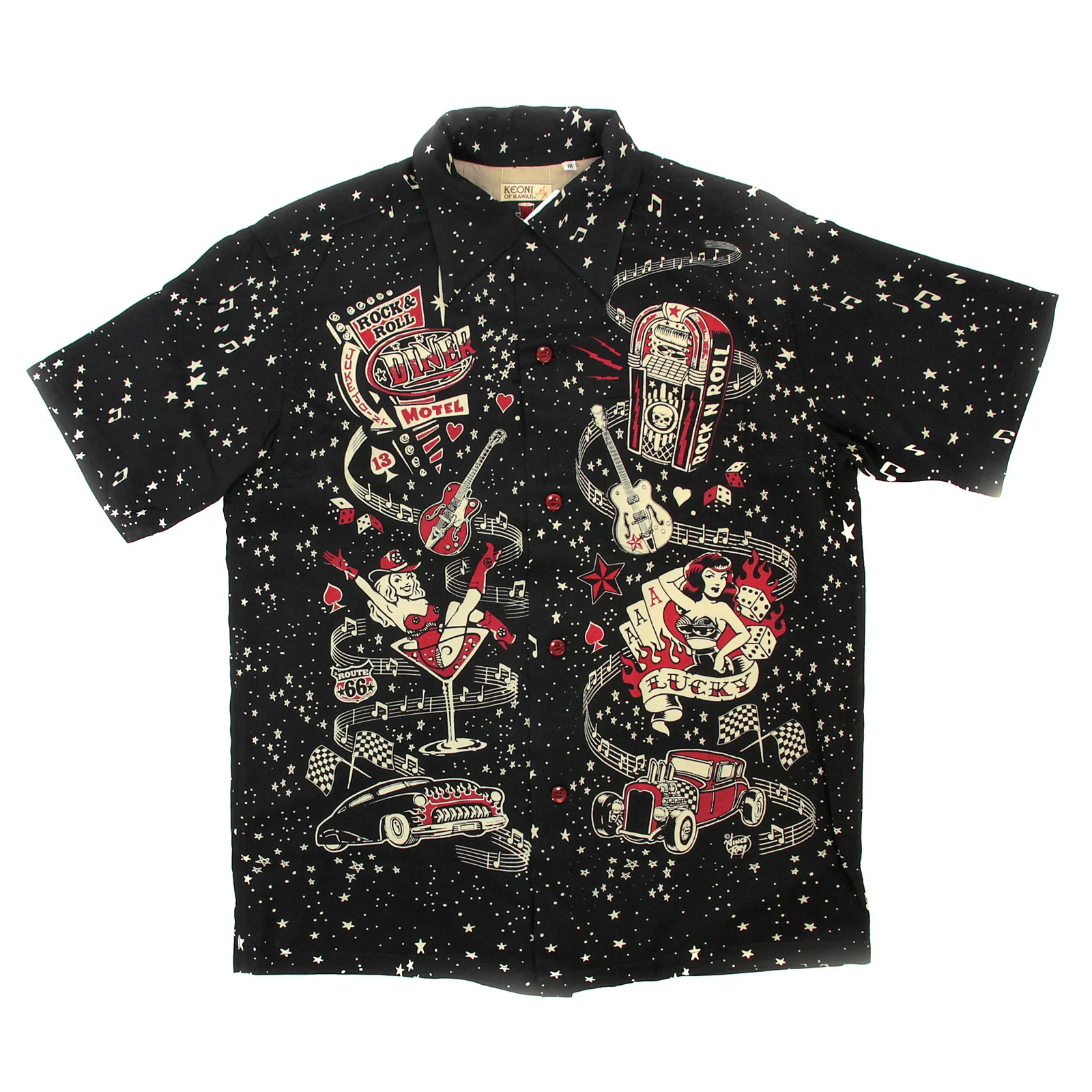 Sun Surf Mens Special Edition SS36209 Black Regular Fit Short Sleeve Vince Ray Keoni of Hawaii Shirt SURF3318 - Image 7