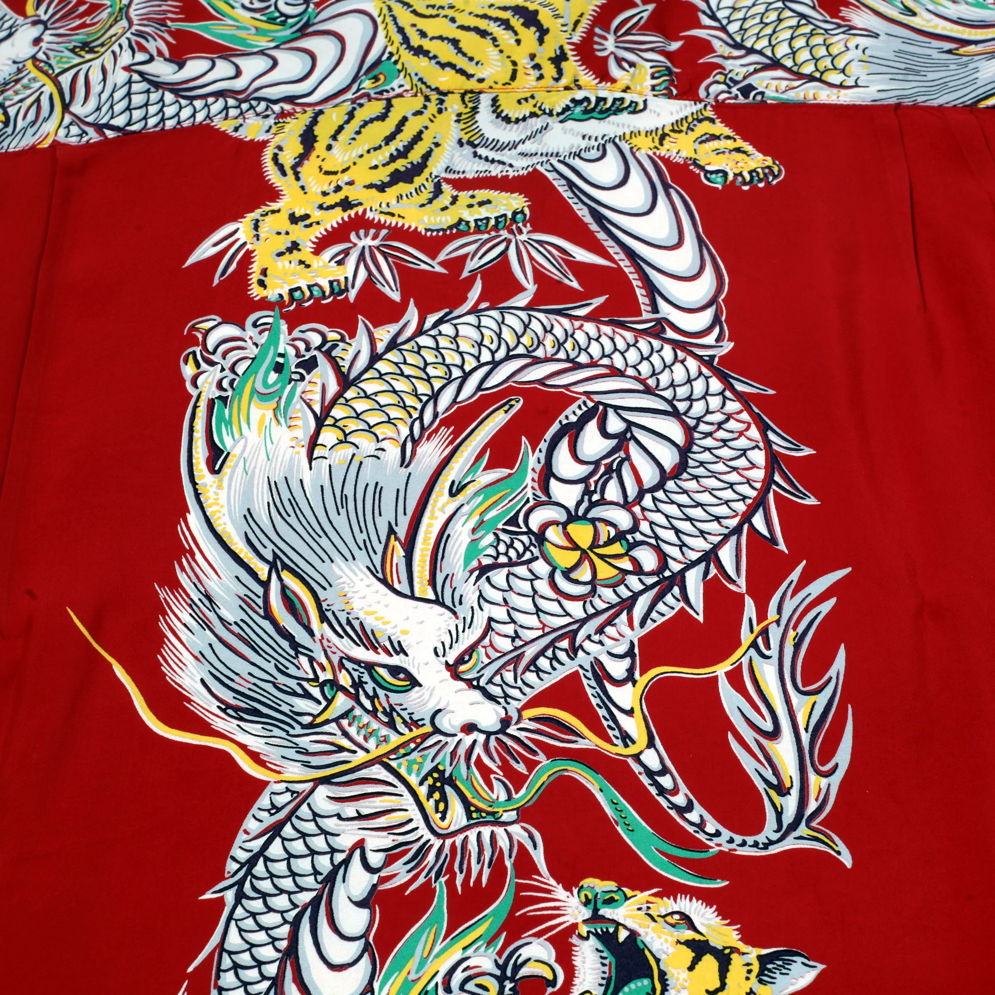 Special Edition Tornado Tiger SS38417 Red Hawaiian Shirt SURF11099 - Image 6