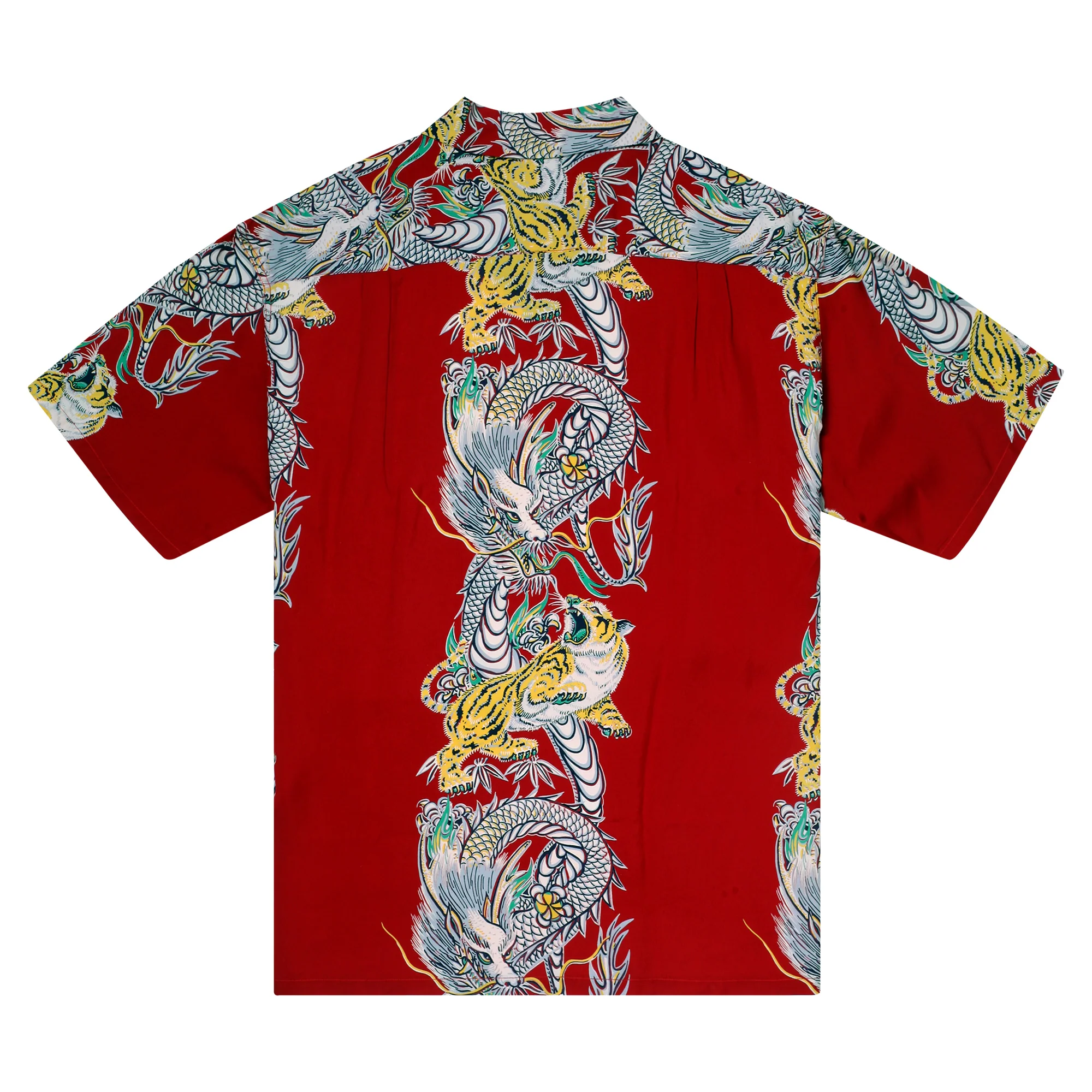 Special Edition Tornado Tiger SS38417 Red Hawaiian Shirt SURF11099 - Image 9